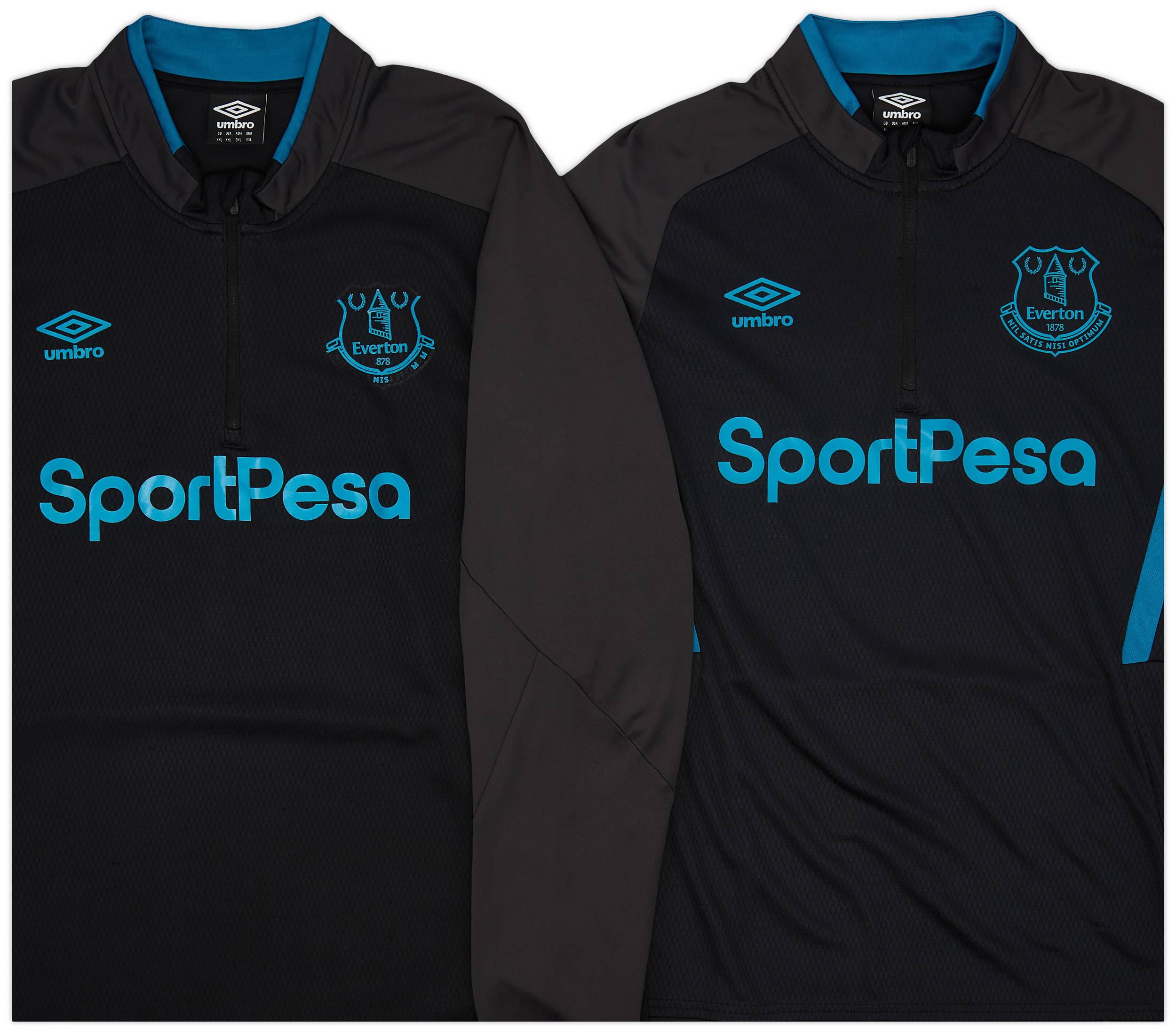 2019-20 Everton Player Issue 1/4 Zip Training Top - 7/10
