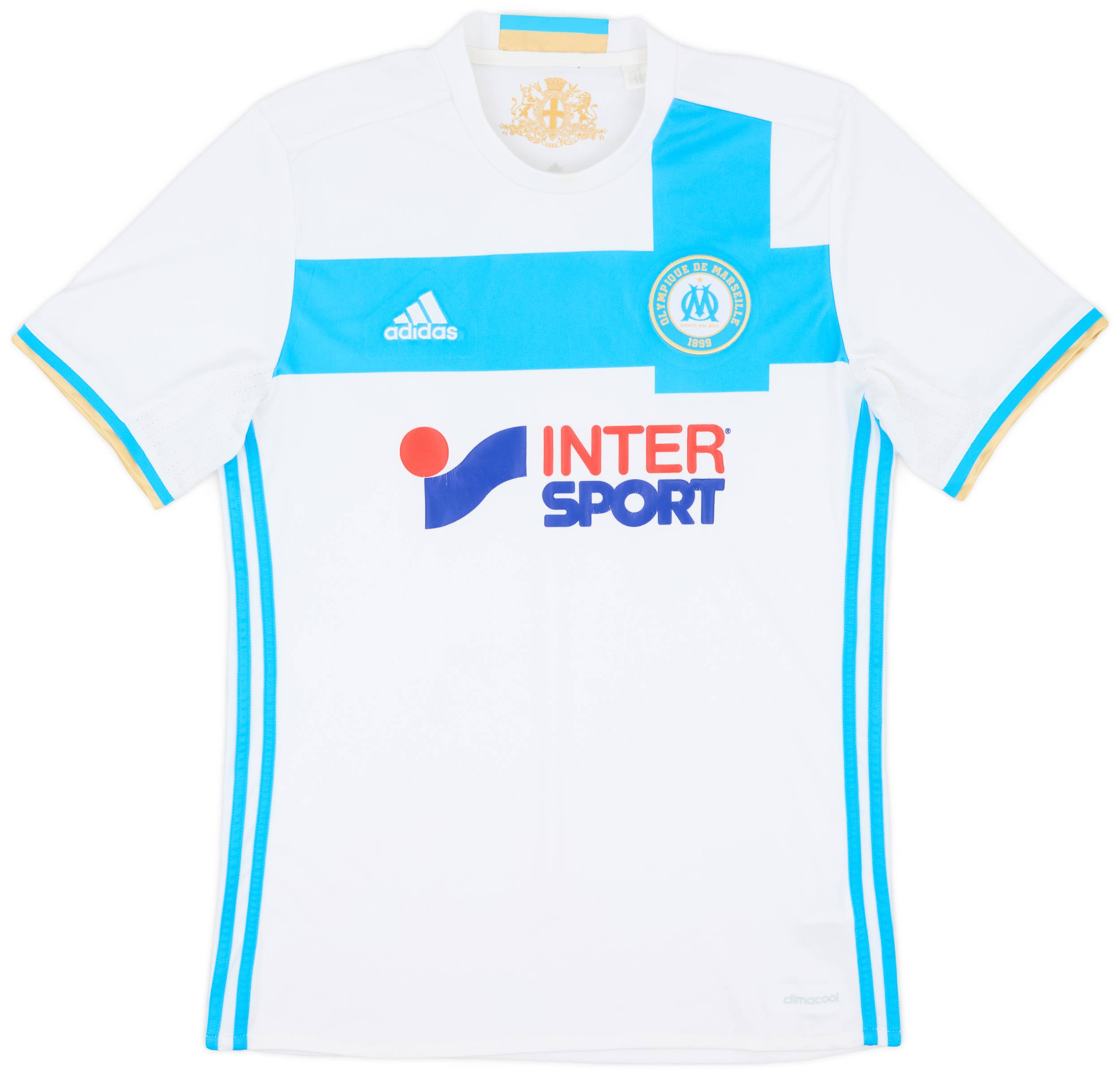 2016-17 Olympique Marseille Home Shirt - 6/10 - (M)