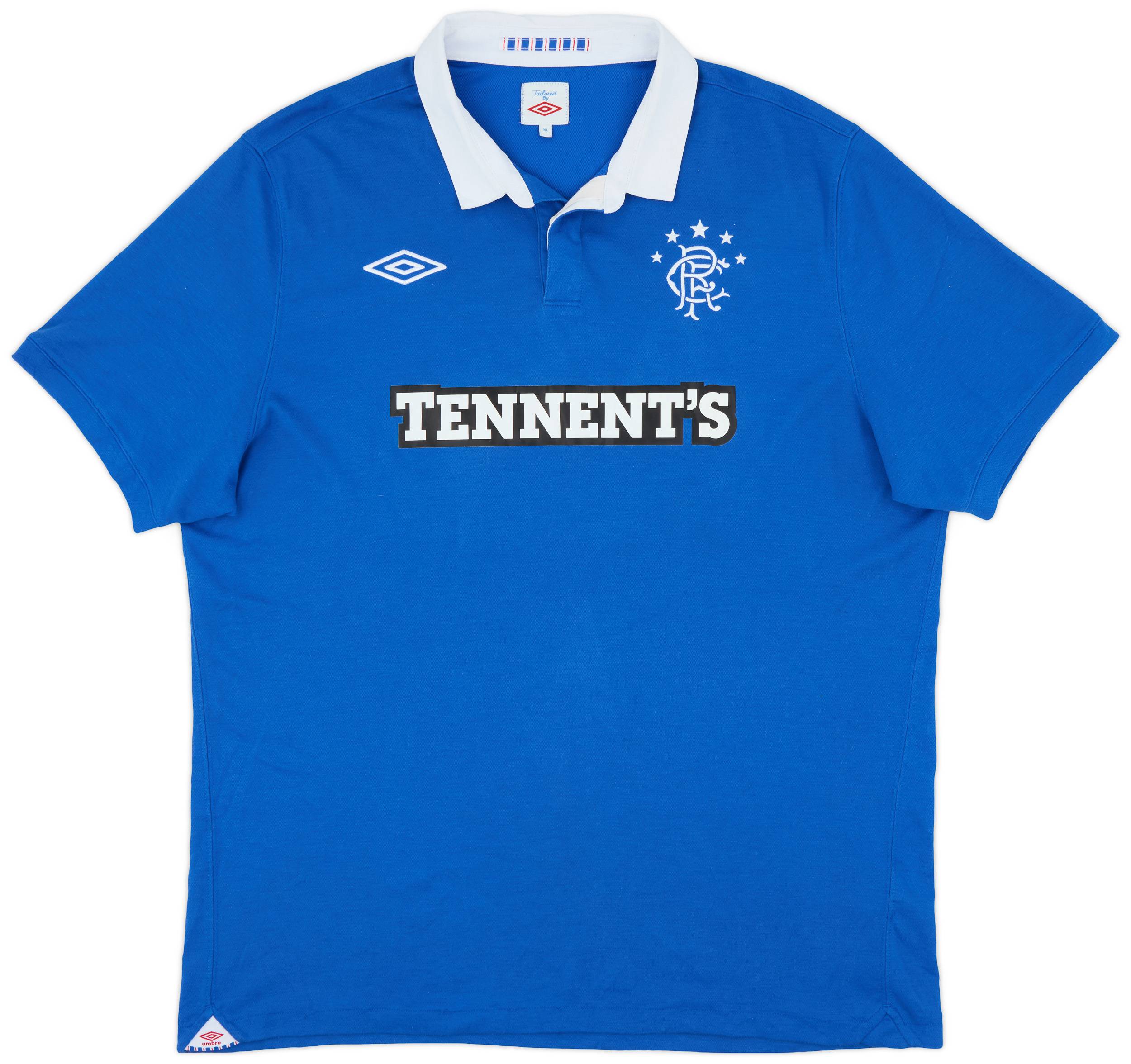 2010-11 Rangers Home Shirt - 9/10 - (XL)