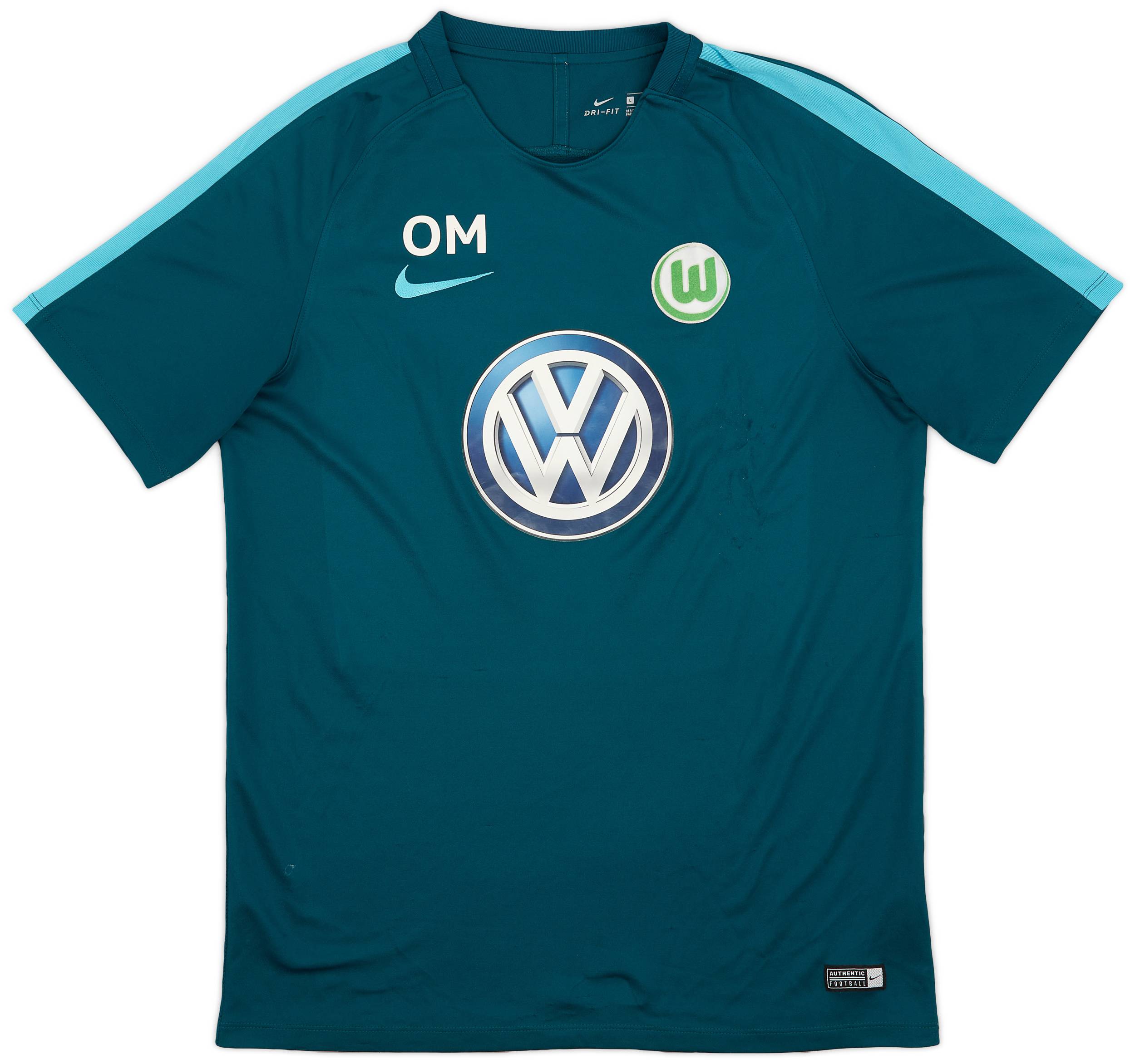 2016-17 Wolfsburg Staff Issue Nike Training Shirt OM - 6/10 - (L)