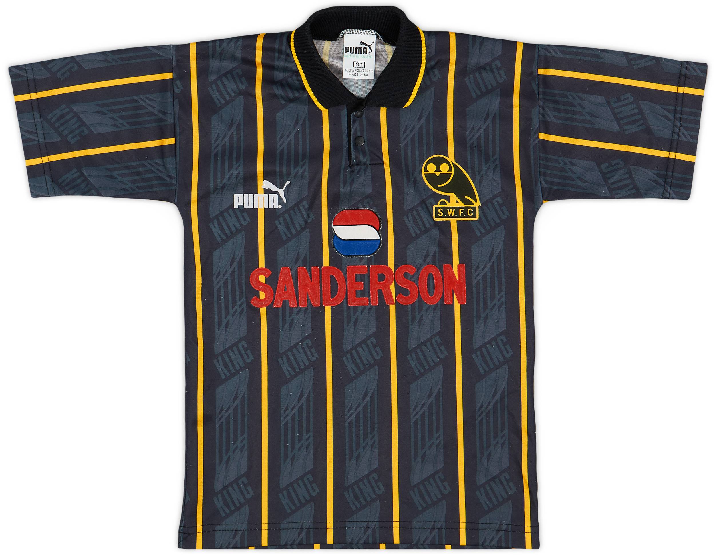 1993-95 Sheffield Wednesday Away Shirt - 9/10 - (M.Boys)
