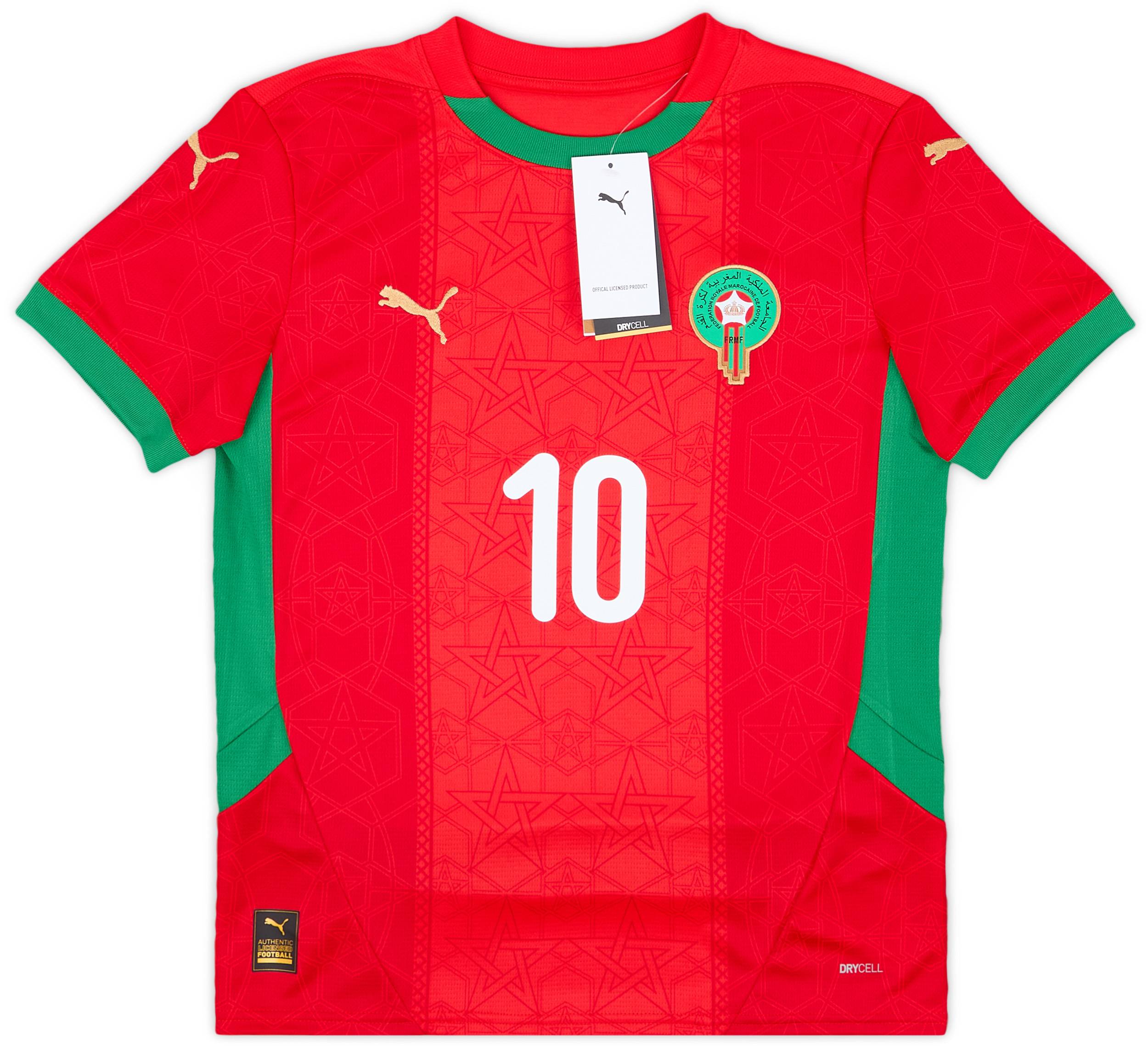 2024-25 Morocco Home Shirt Brahim #10 (KIDS)