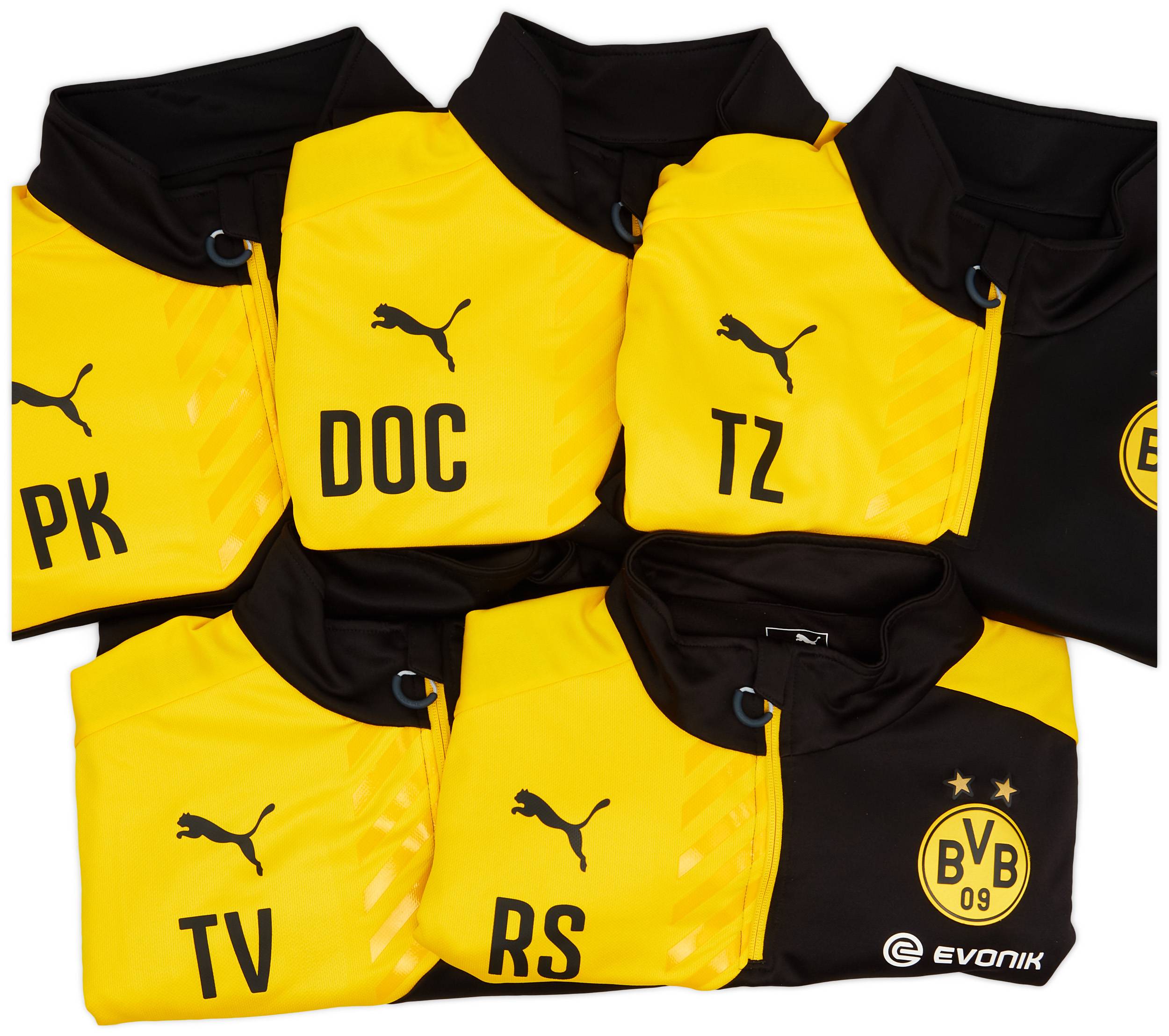 2015-16 Borussia Dortmund Staff Issue 1/4 Zip Training Top # - As New