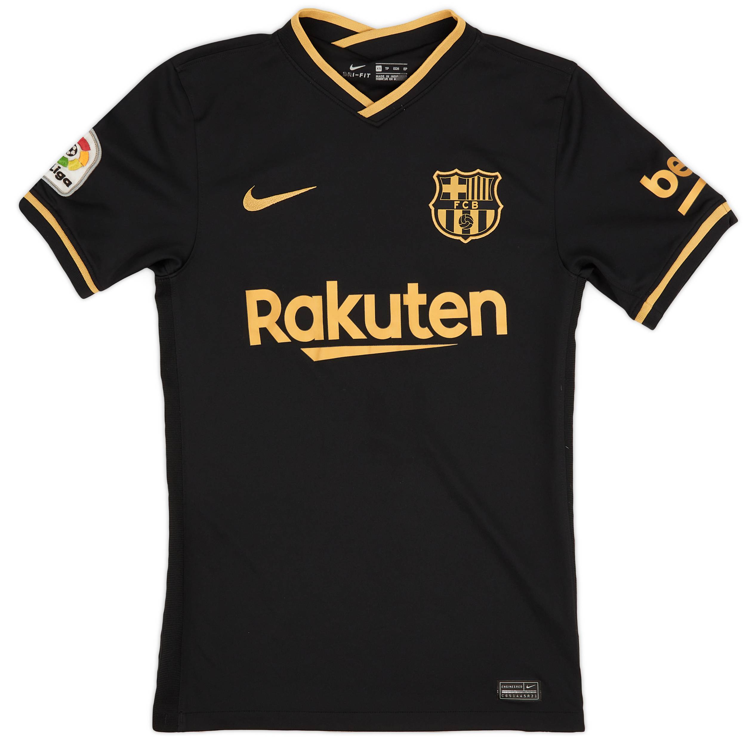 2020-21 Barcelona Away Shirt - 9/10 - (XS)