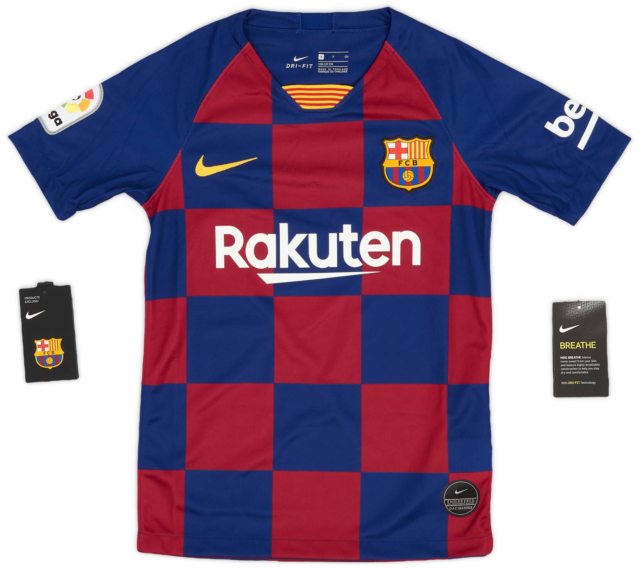 2019-20 Barcelona Home Shirt (S.Boys)