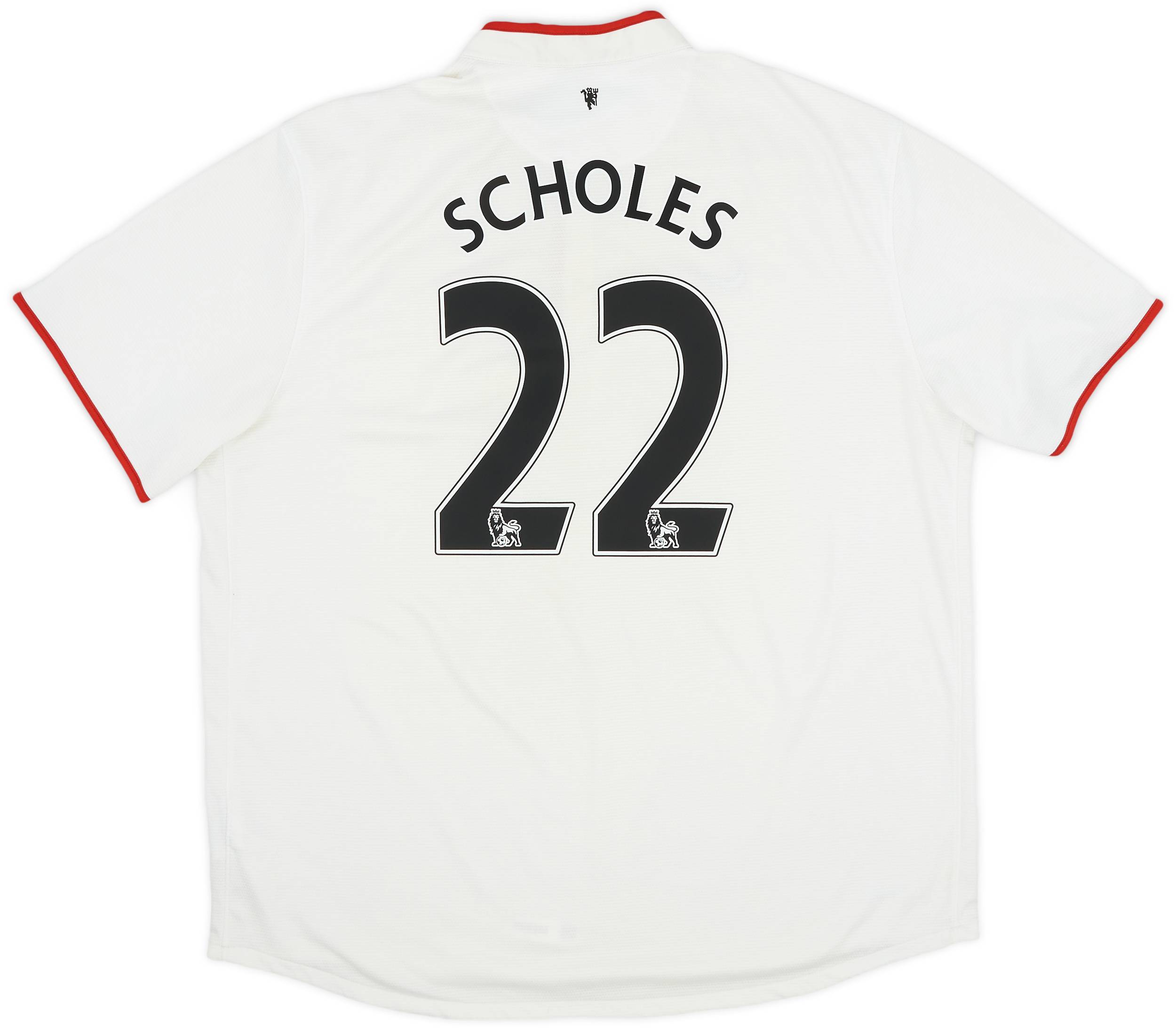 2012-14 Manchester United Away Shirt Scholes #22 - 7/10 - (XXL)