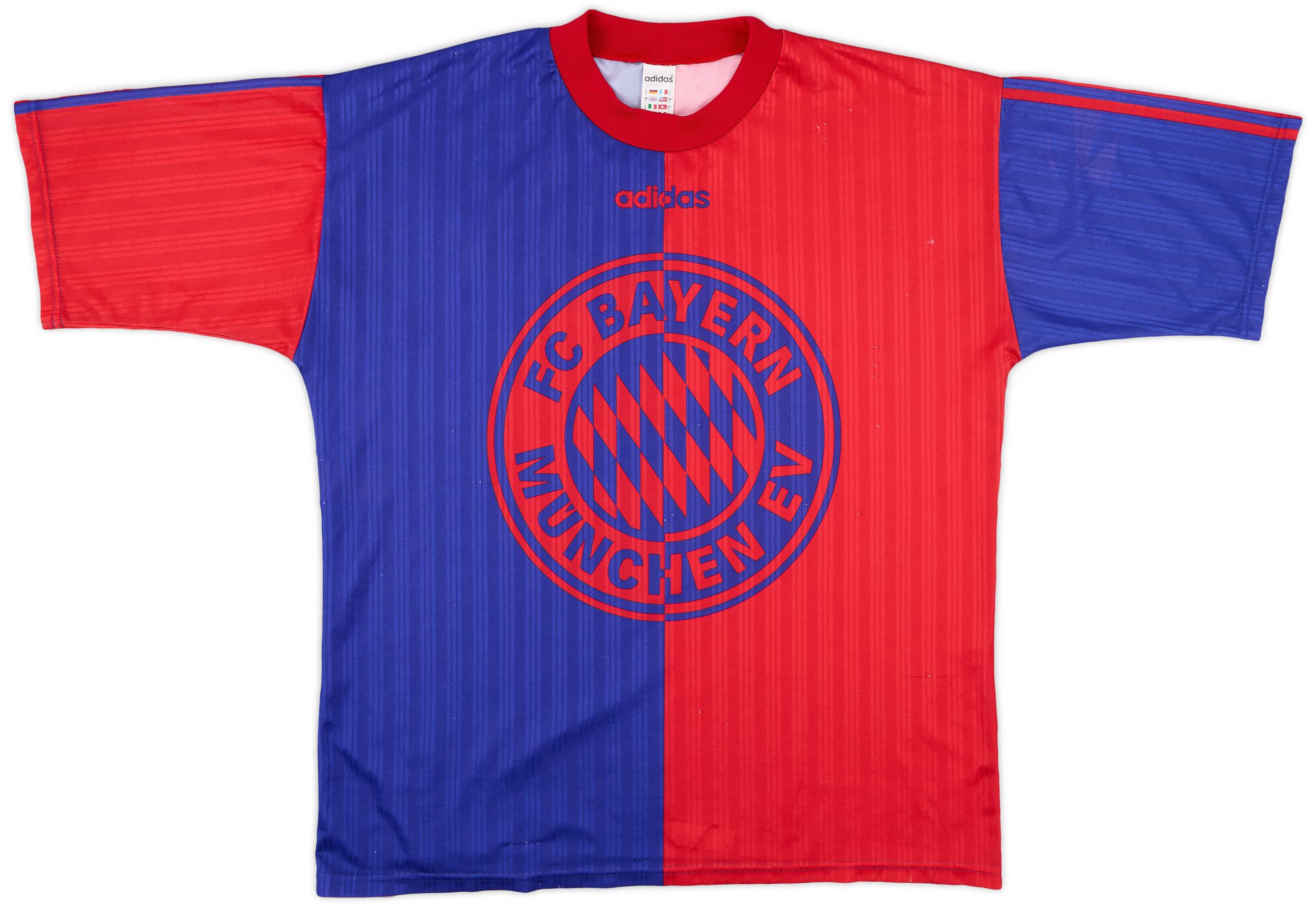 1995-96 Bayern Munich adidas Training Shirt - 6/10 - (L)