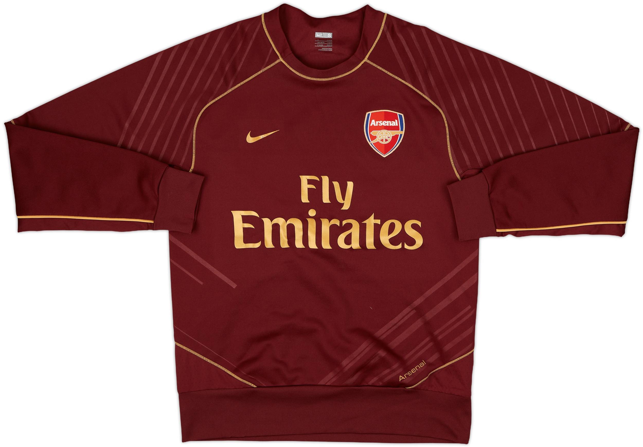 2007-08 Arsenal Nike Sweat Top - 7/10 - (S)