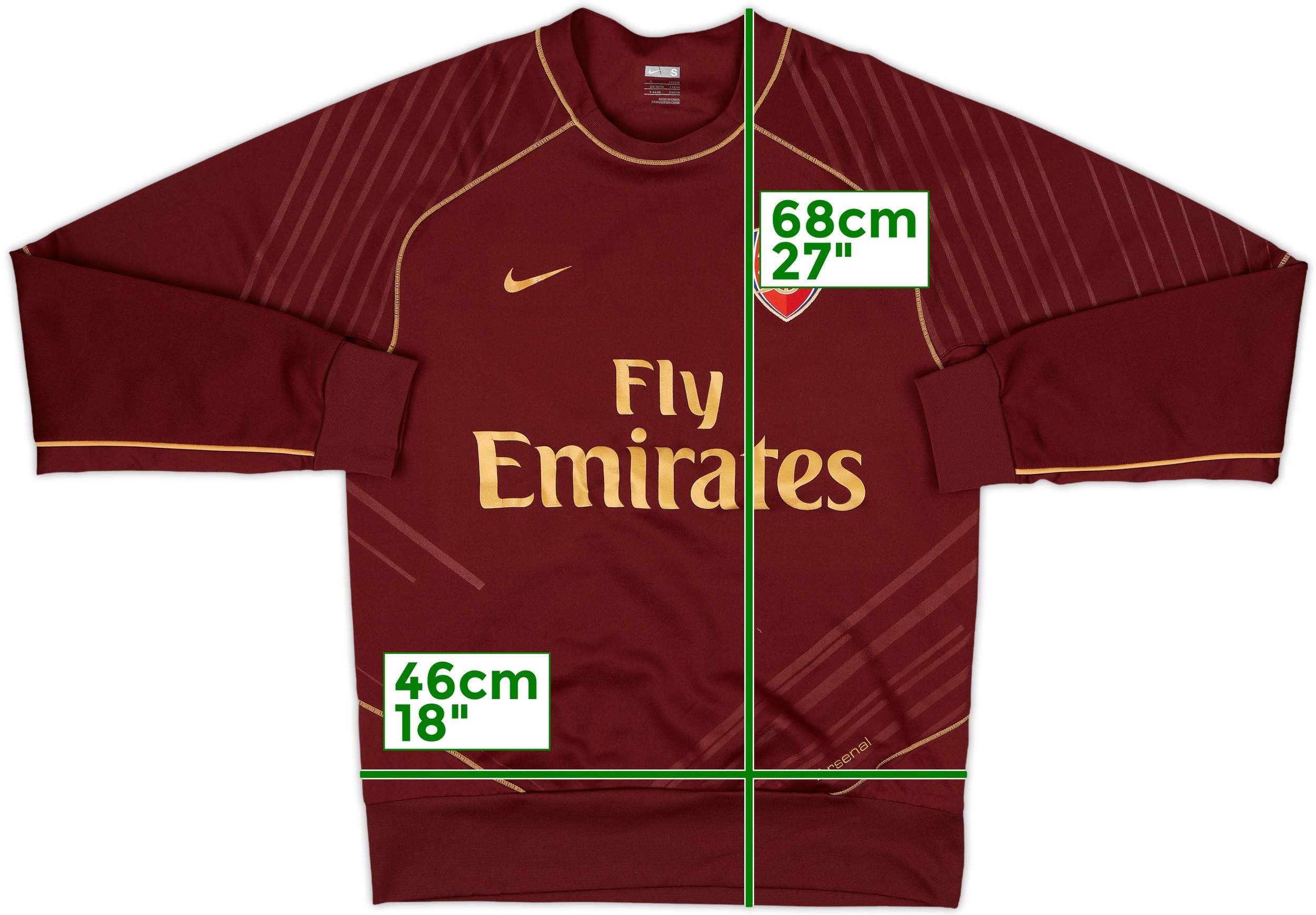 ナイキ　アーセナル　ユニフォーム　Emirates Nike Arsenal NIKE ARSENAL Football Soccer Dri-Fit Jersey Authentic Fly