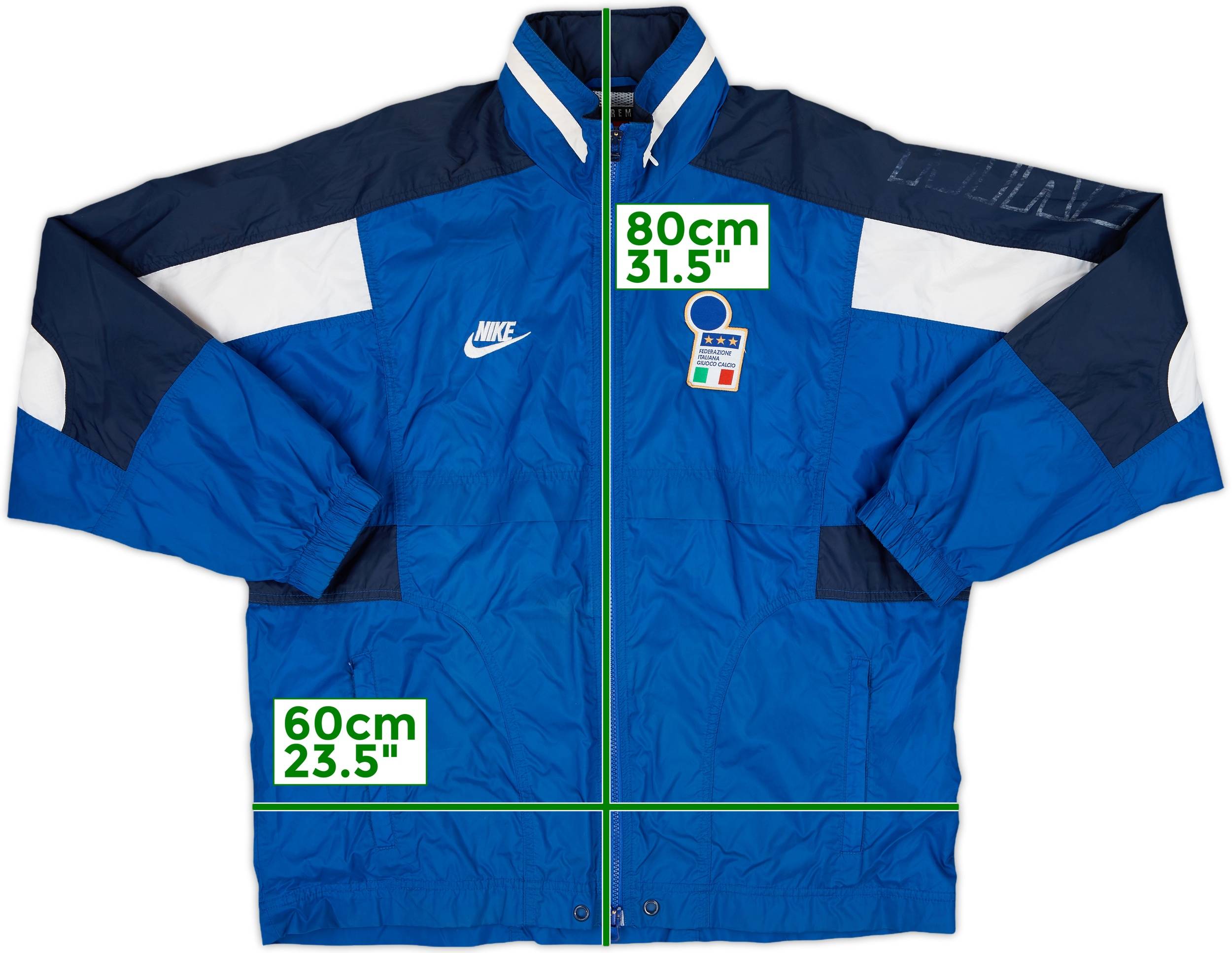 1996-97 Italy Nike Rain Jacket - 7/10 - (M)