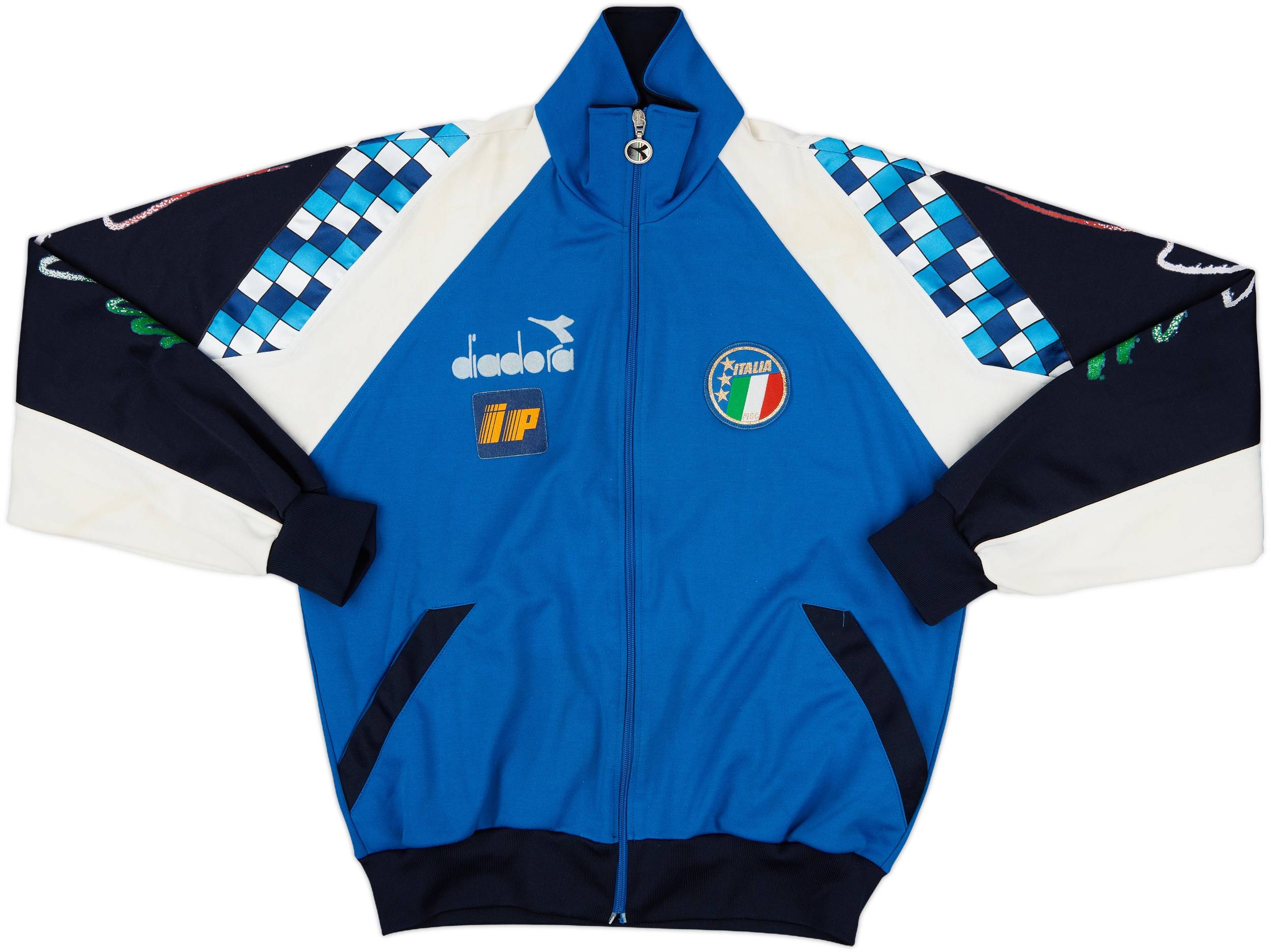 1990 Italy Diadora Track Jacket - 3/10 - (L)