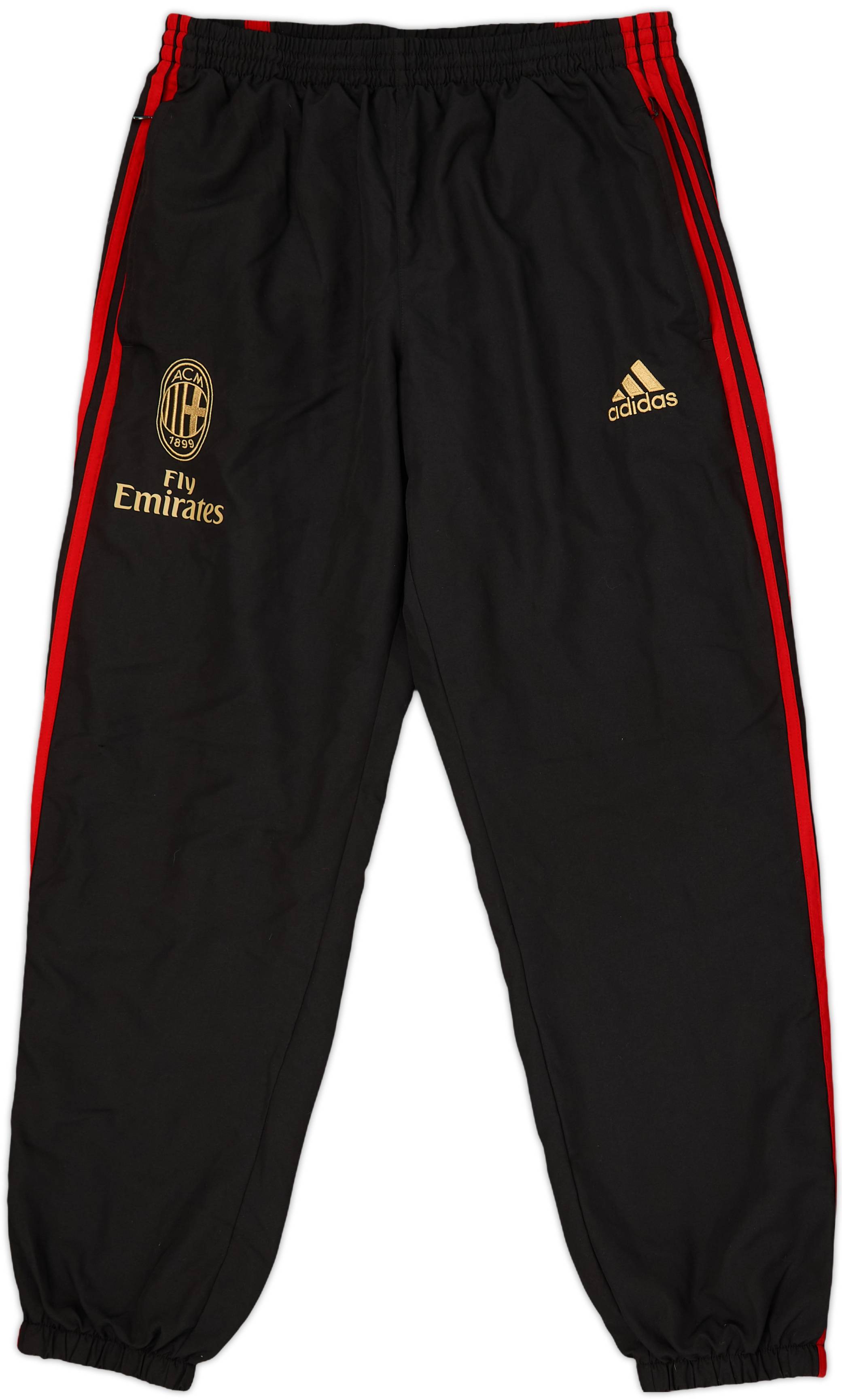 2011-12 AC Milan adidas Track Pants/Bottoms - 9/10 - (L)