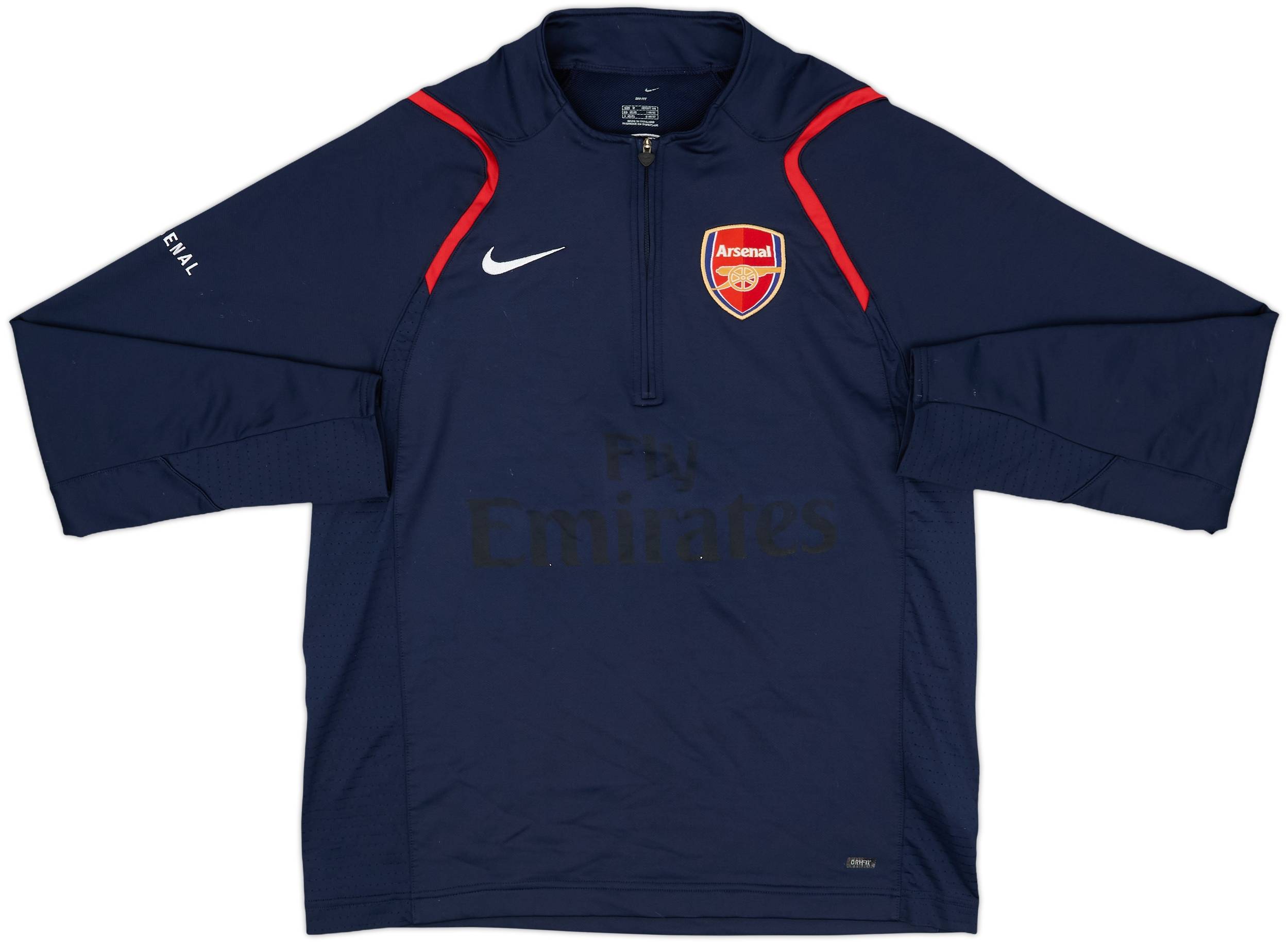2006-07 Arsenal Nike 1/4 Zip Training Top - 5/10 - (XL)