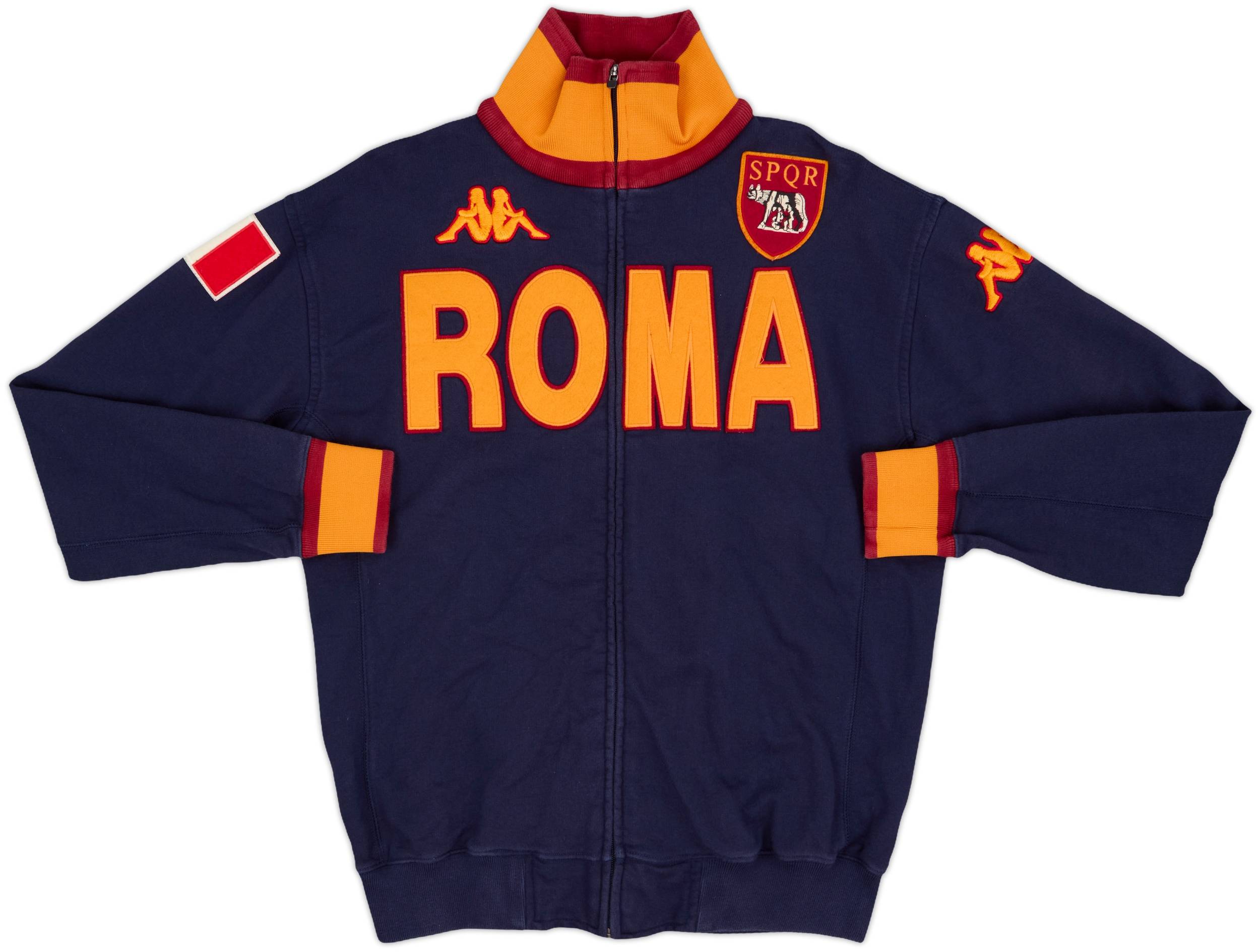 激レア‼️　Kappa　ローマ　10-11　　 トッティ　背番号10　長袖モデル 2009-10 Italy Kappa Track Jacket - 8/10 - (XXL)