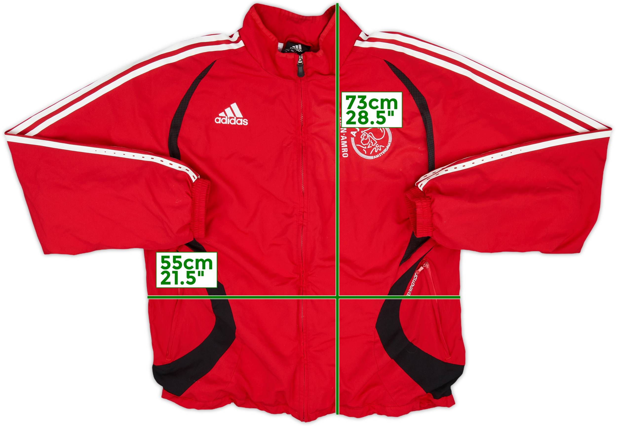 2006-07 Ajax adidas Formotion Track Jacket - 7/10 - (L)