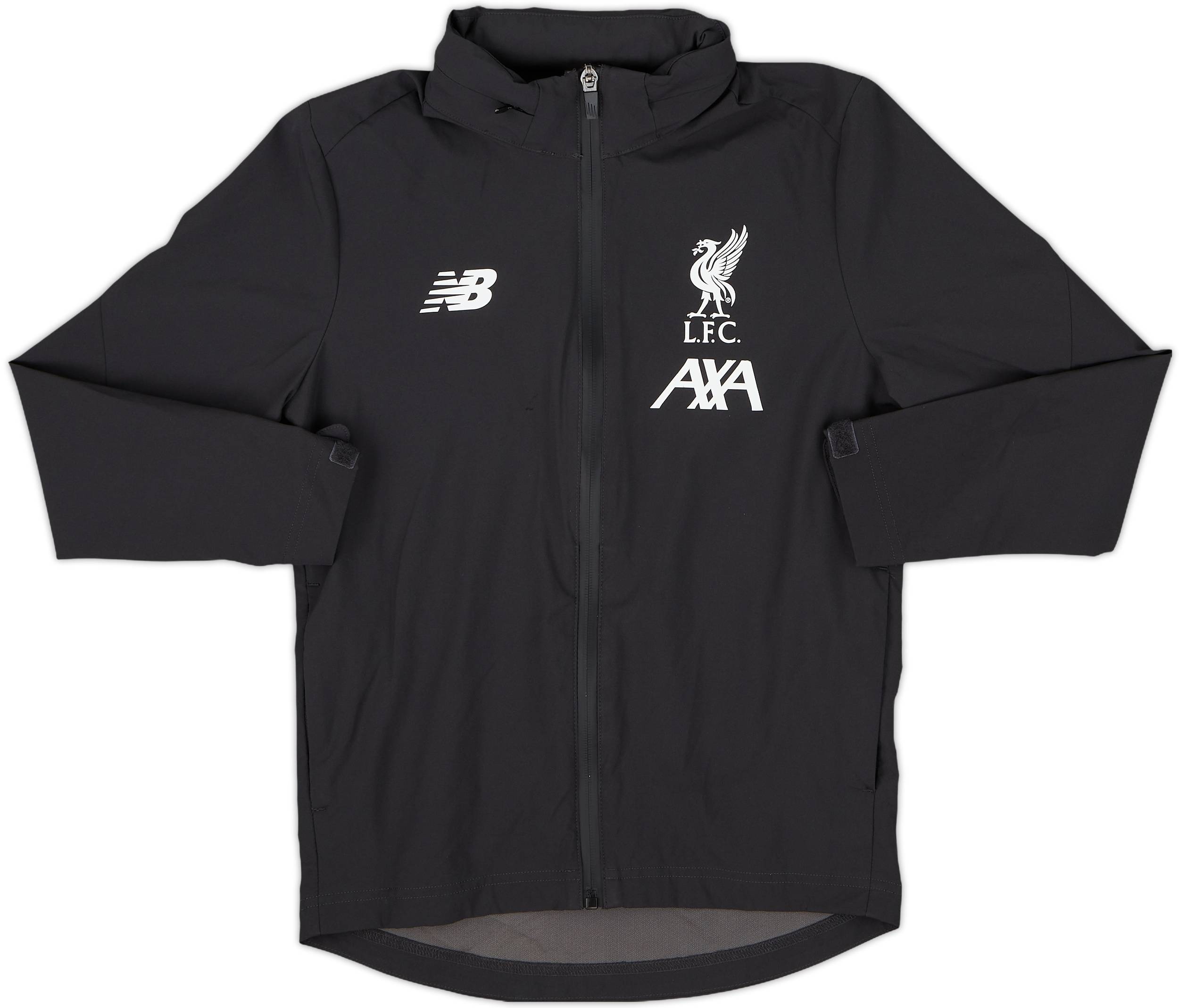 2019-20 Liverpool New Balance Hooded Rain Jacket - 9/10 - (M.Boys)
