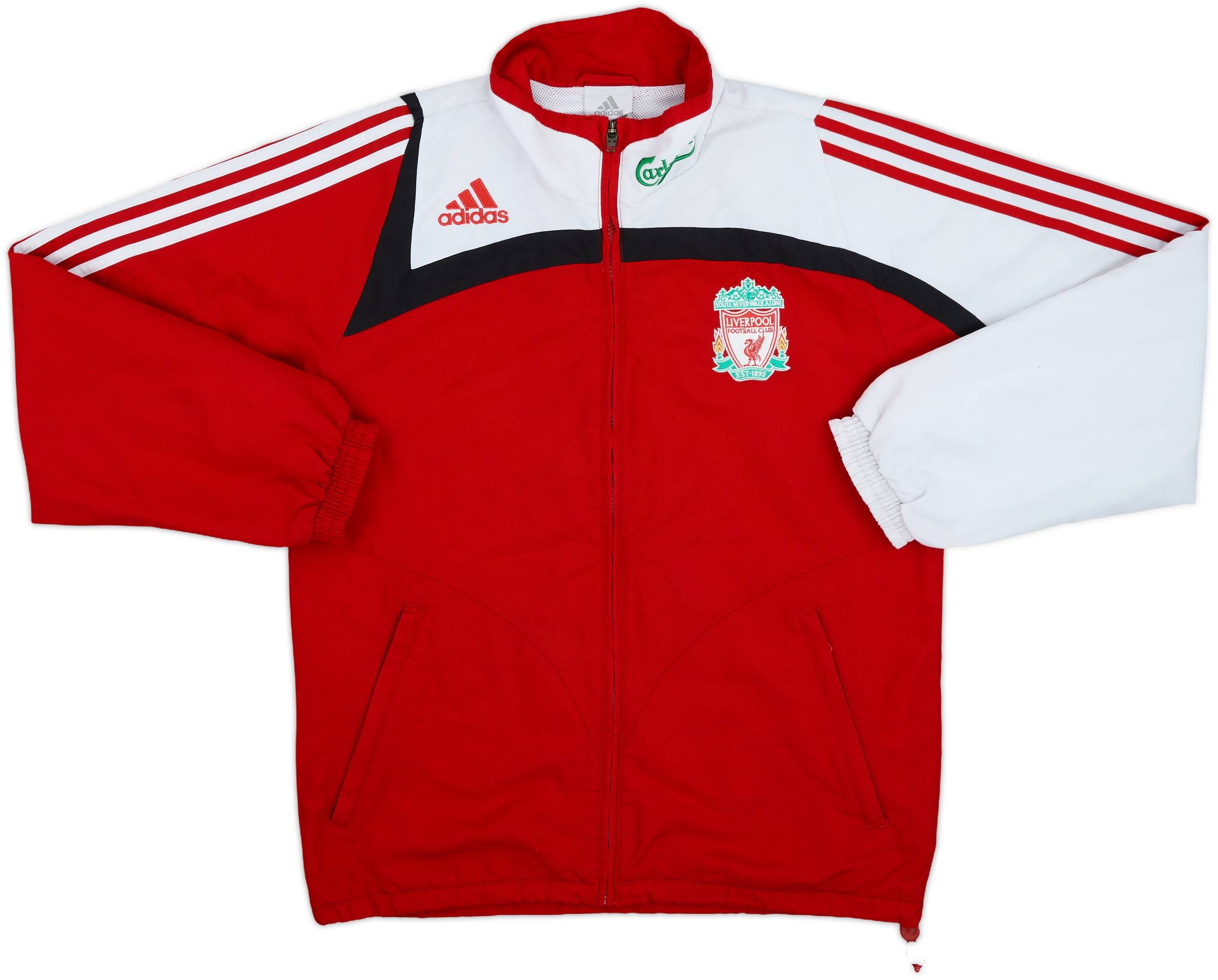 2007-08 Liverpool adidas Track Jacket - 8/10 - (S)