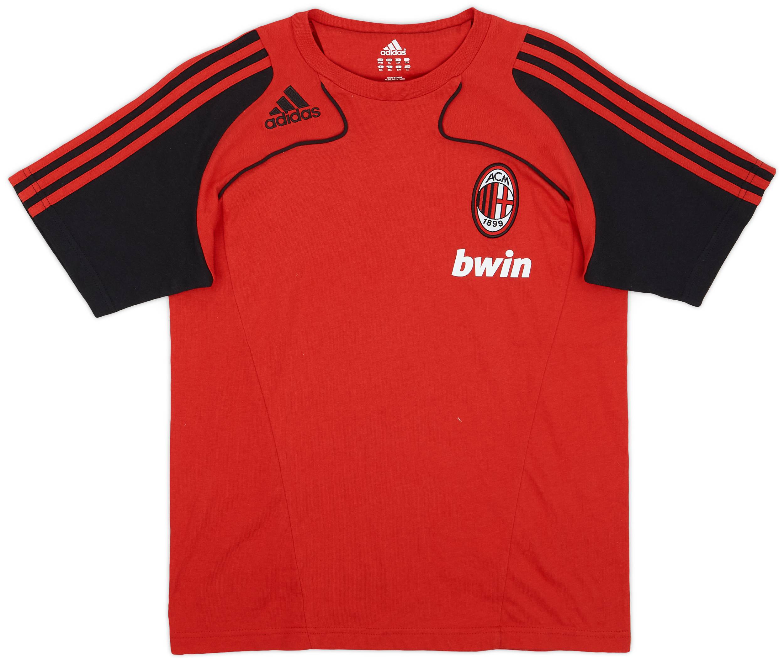 2008-09 AC Milan adidas Training Shirt - 10/10 - (XL.Boys)
