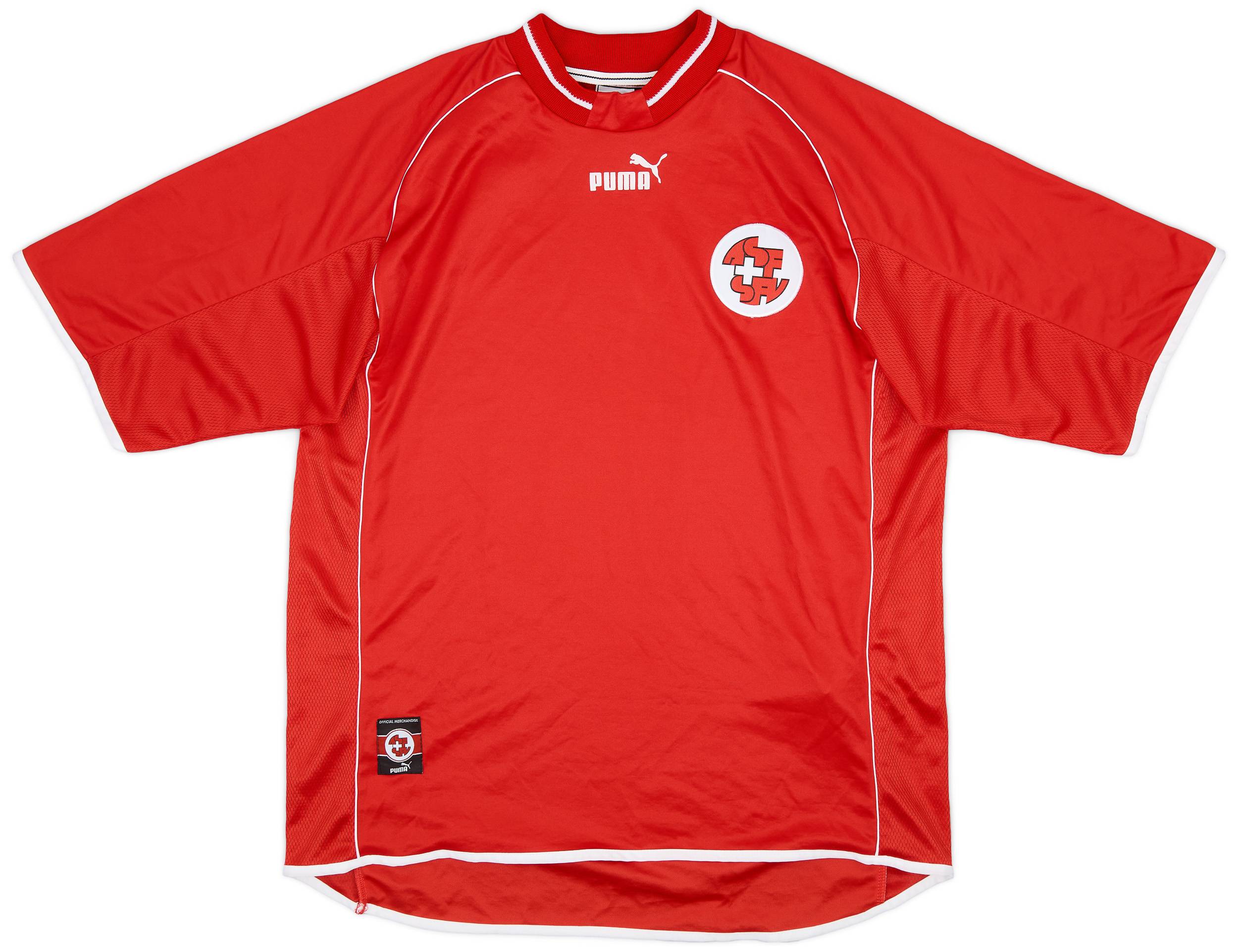 2000-01 Switzerland Home Shirt - 9/10 - (XL)