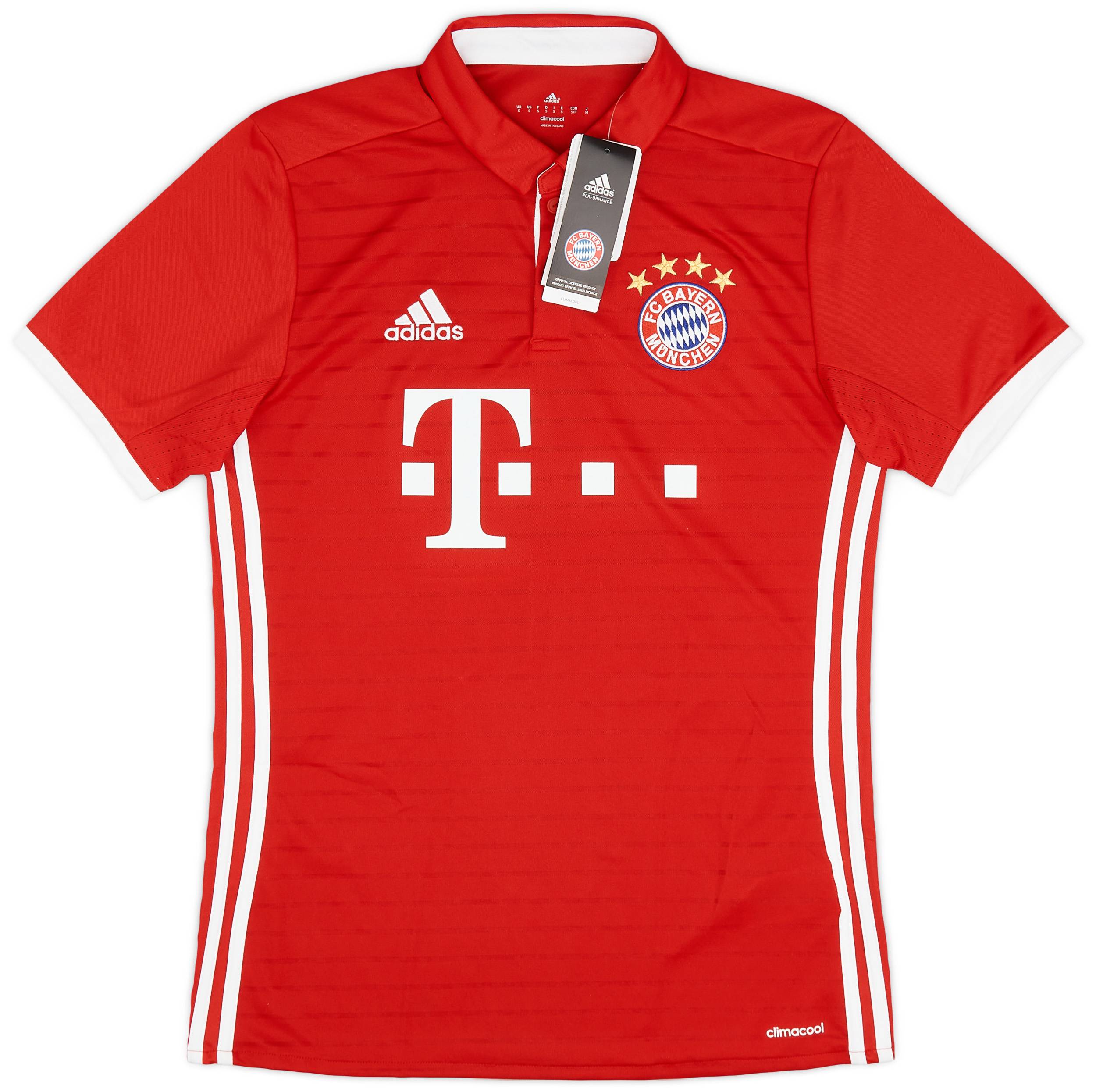 2016-17 Bayern Munich Home Shirt Robben #10 (S)