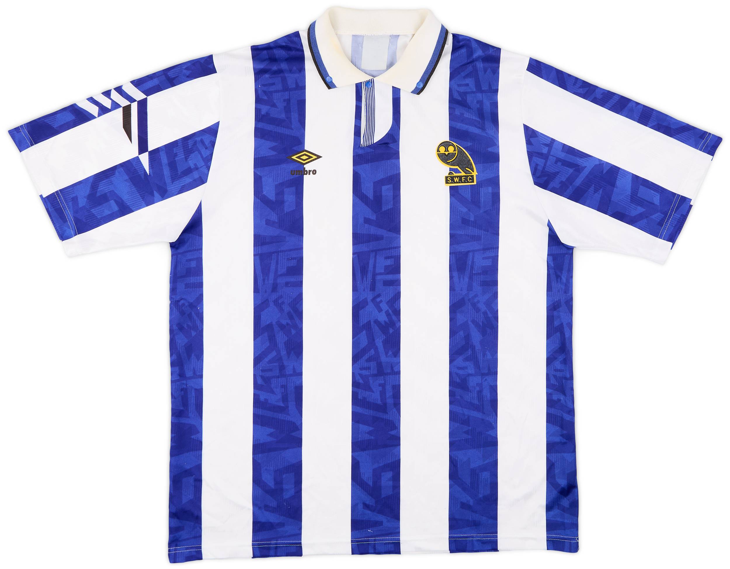 1991-93 Sheffield Wednesday Home Shirt - 7/10 - (XXL)
