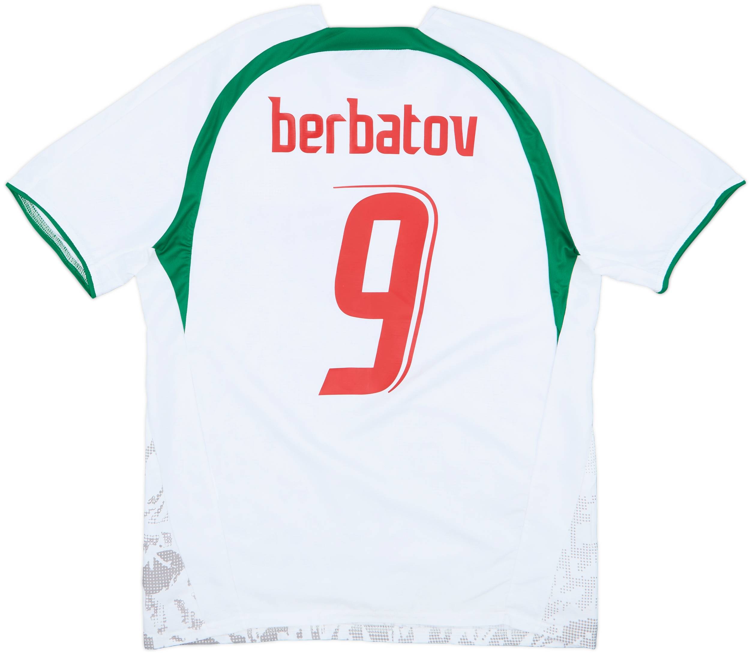 2006-08 Bulgaria Home Shirt Berbatov #9 - 6/10 - (M)
