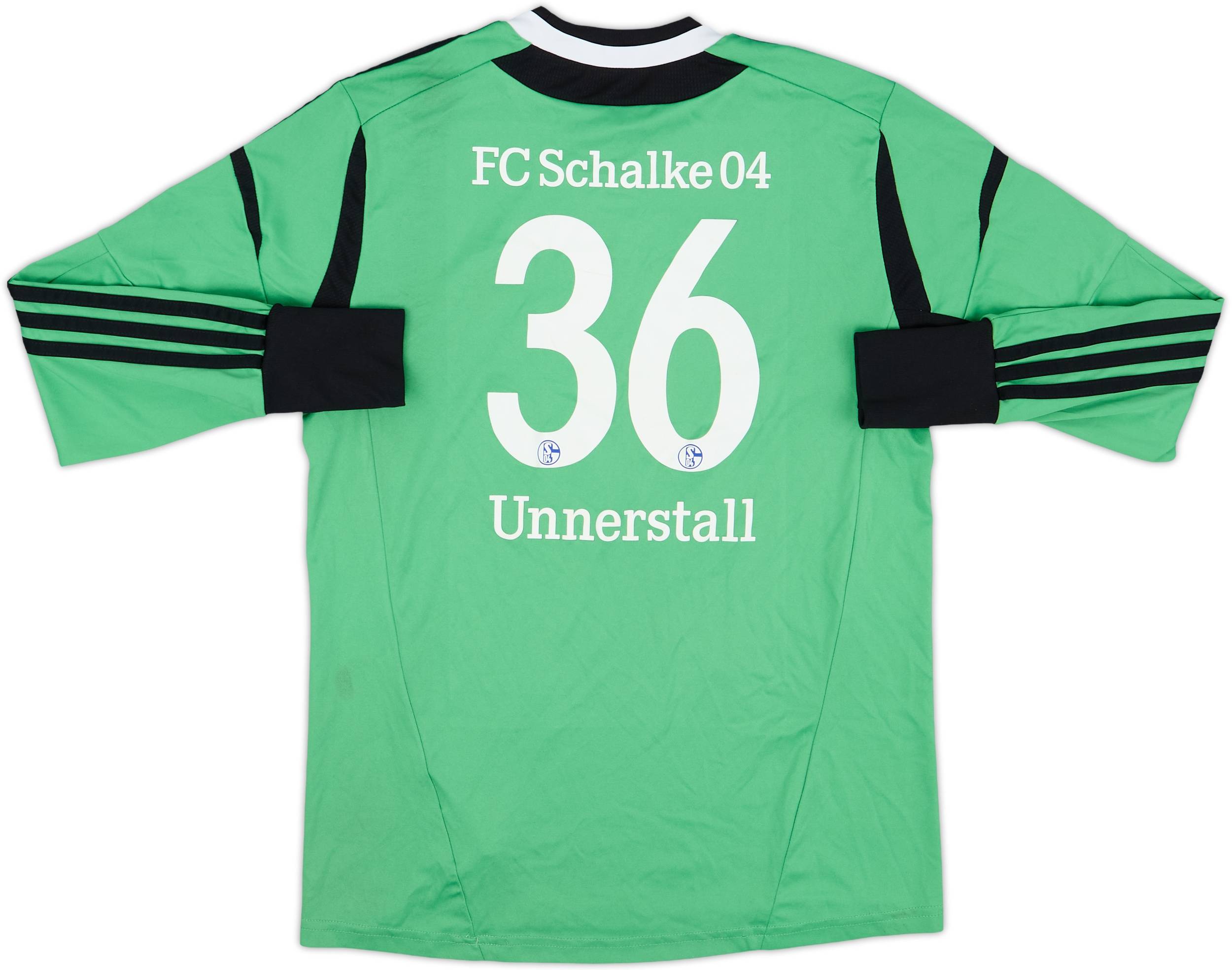 2012-13 Schalke GK Shirt Unnerstall #36 - 8/10 - (L.Boys)