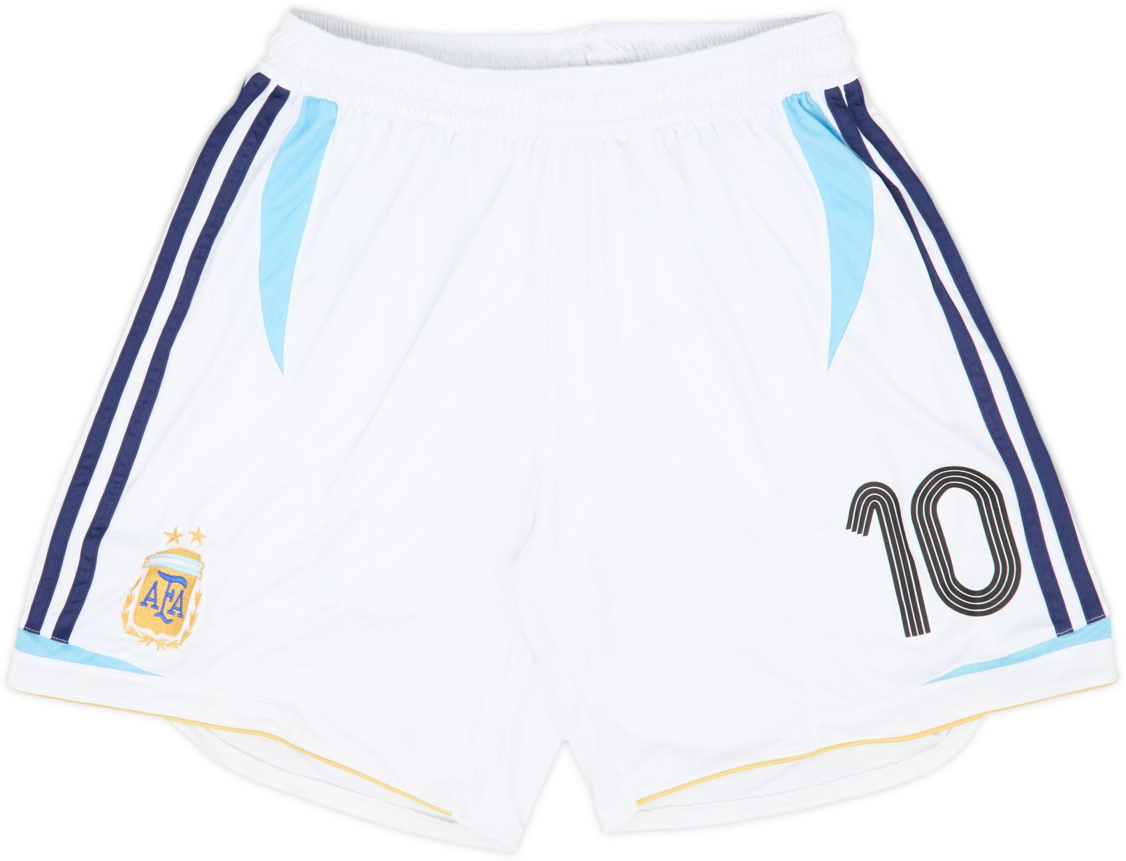 2006-07 Argentina Player Issue Away Shorts #10 - 5/10 - (XL)