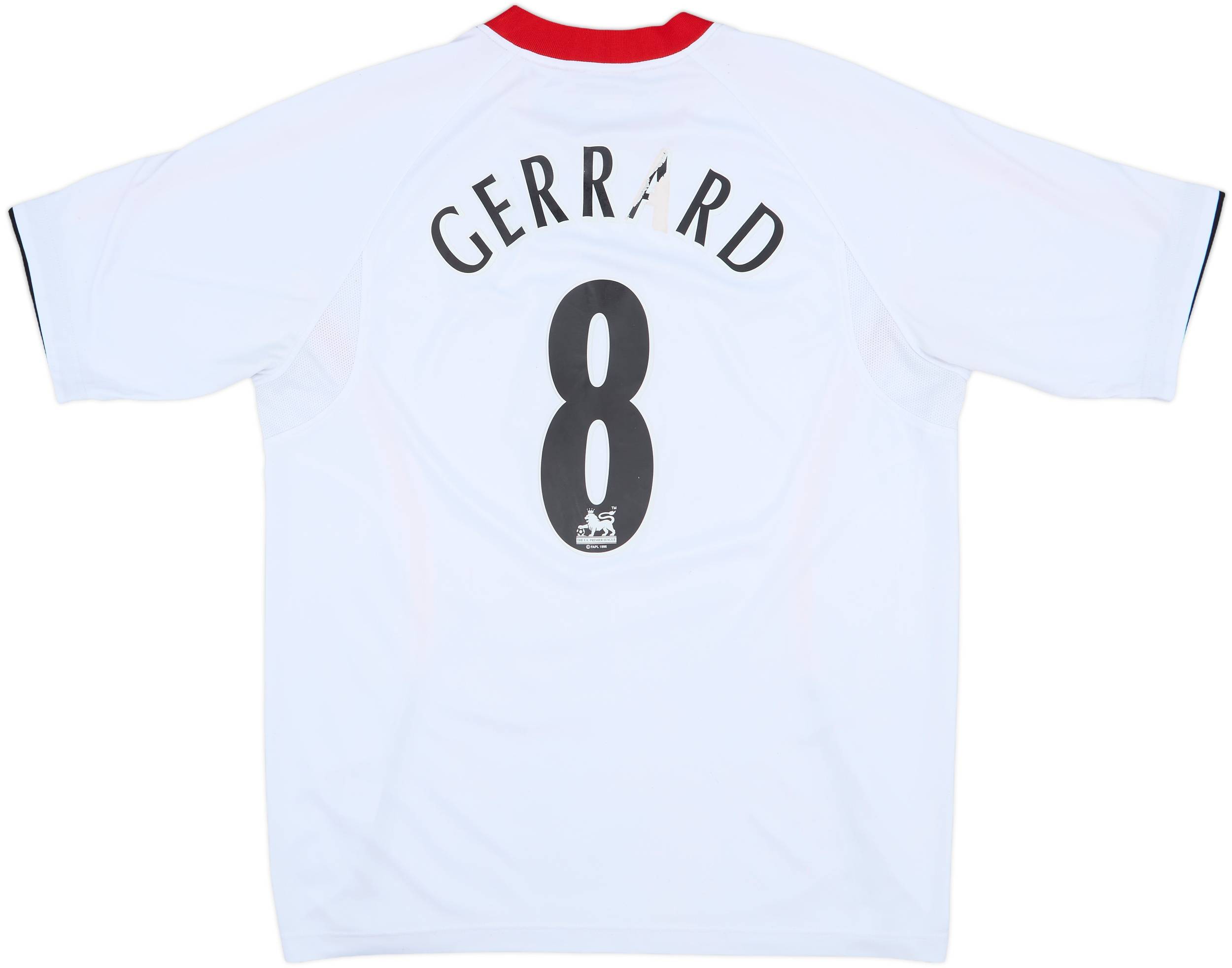 2005-06 Liverpool Away Shirt Gerrard #8 - 4/10 - (L)