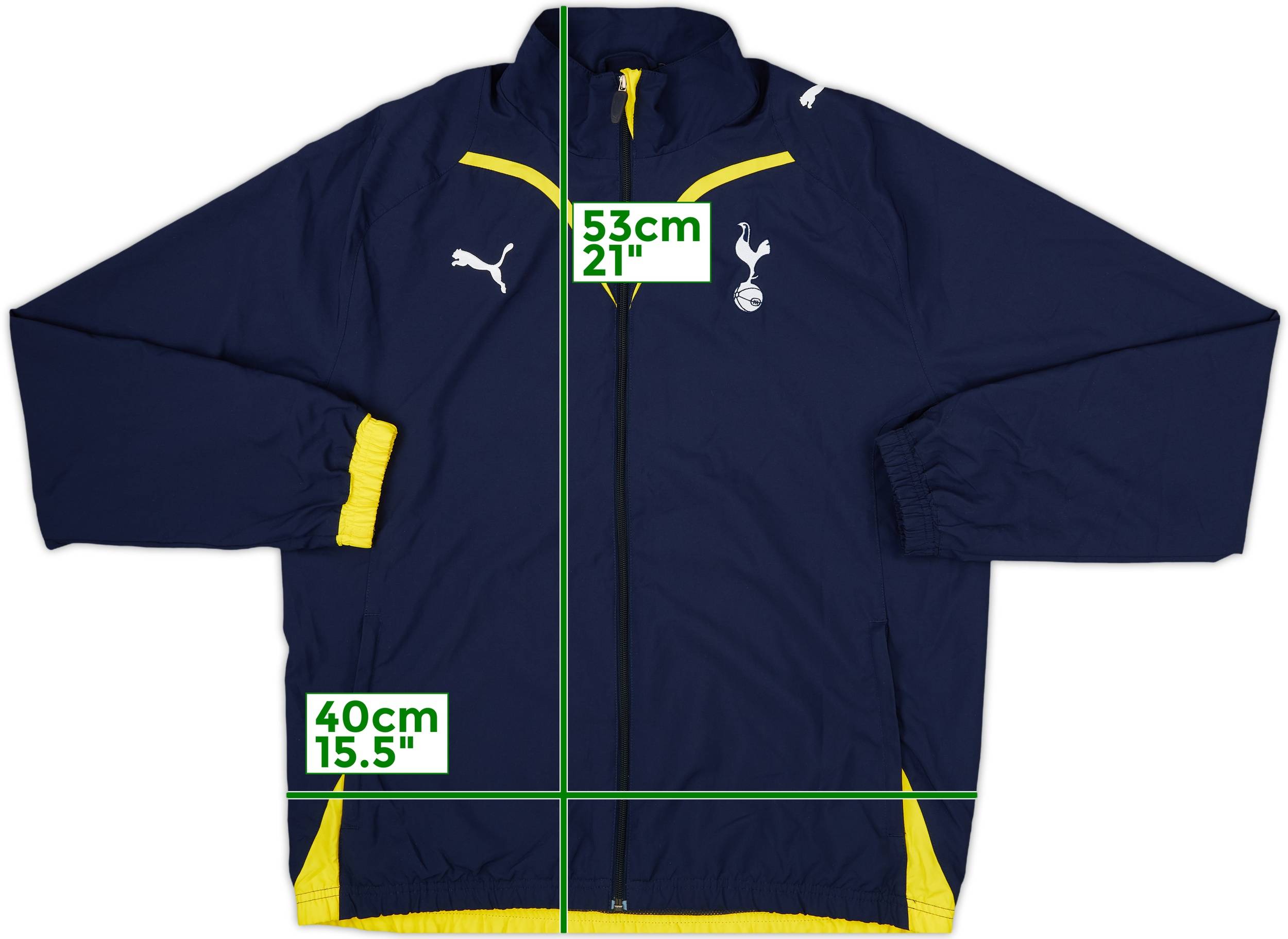 2009-10 Tottenham Puma Track Jacket - 9/10 - (L)