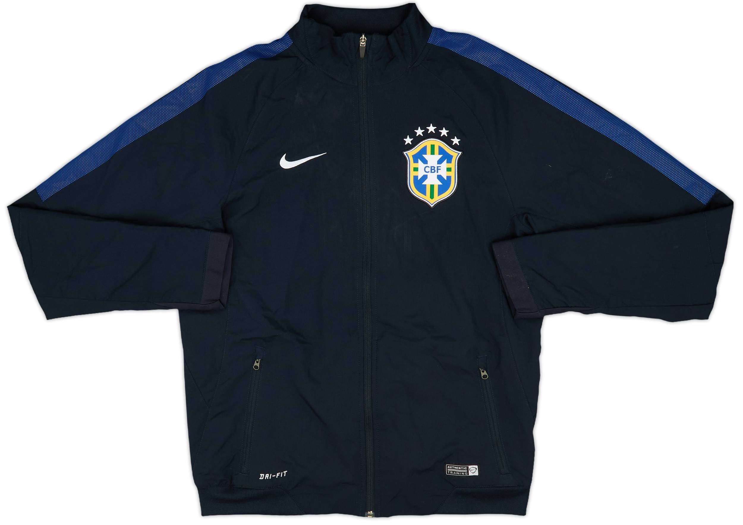 2014-15 Brazil Nike Track Jacket - 8/10 - (S)
