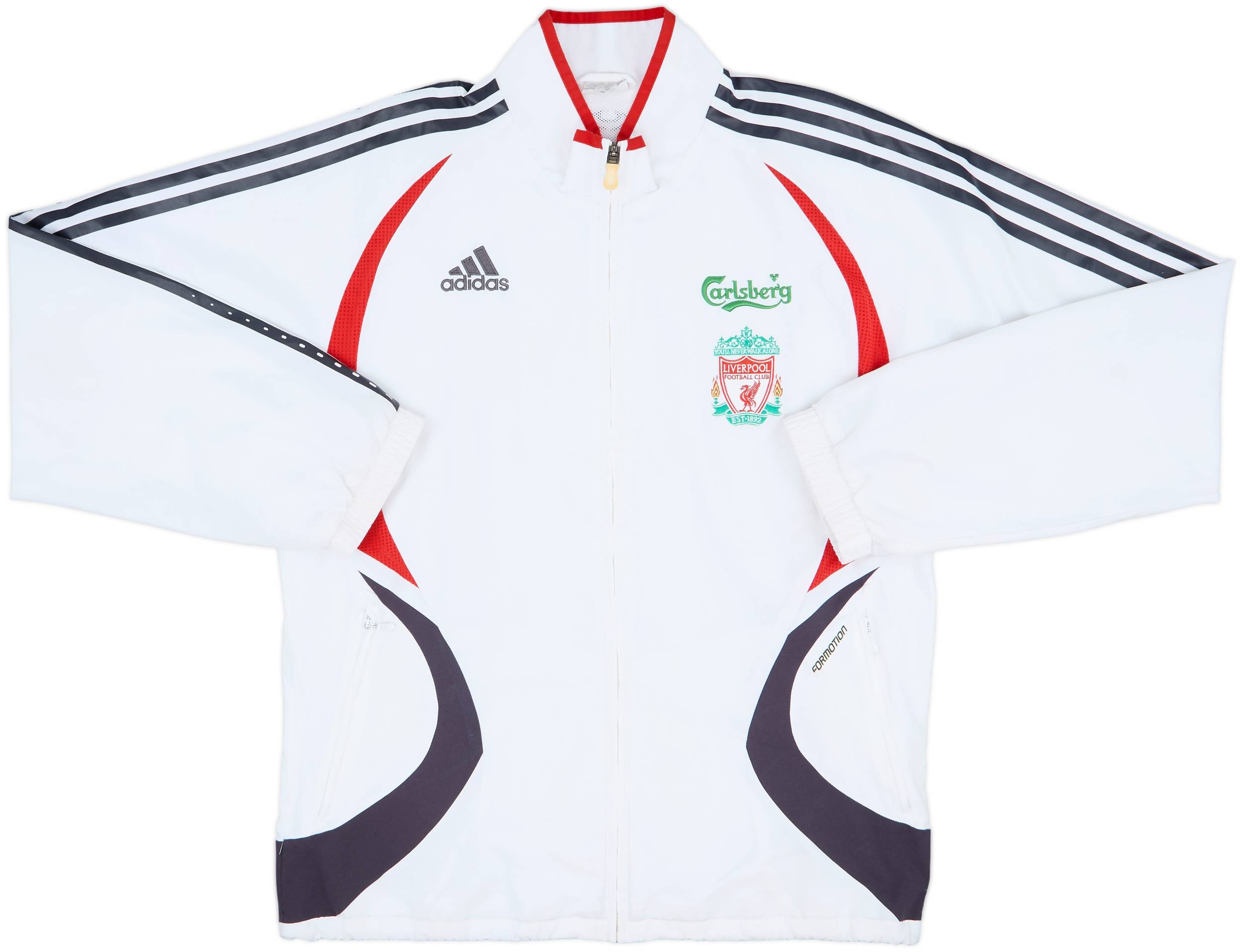 2006-07 Liverpool adidas Track Jacket - 6/10 - (L)