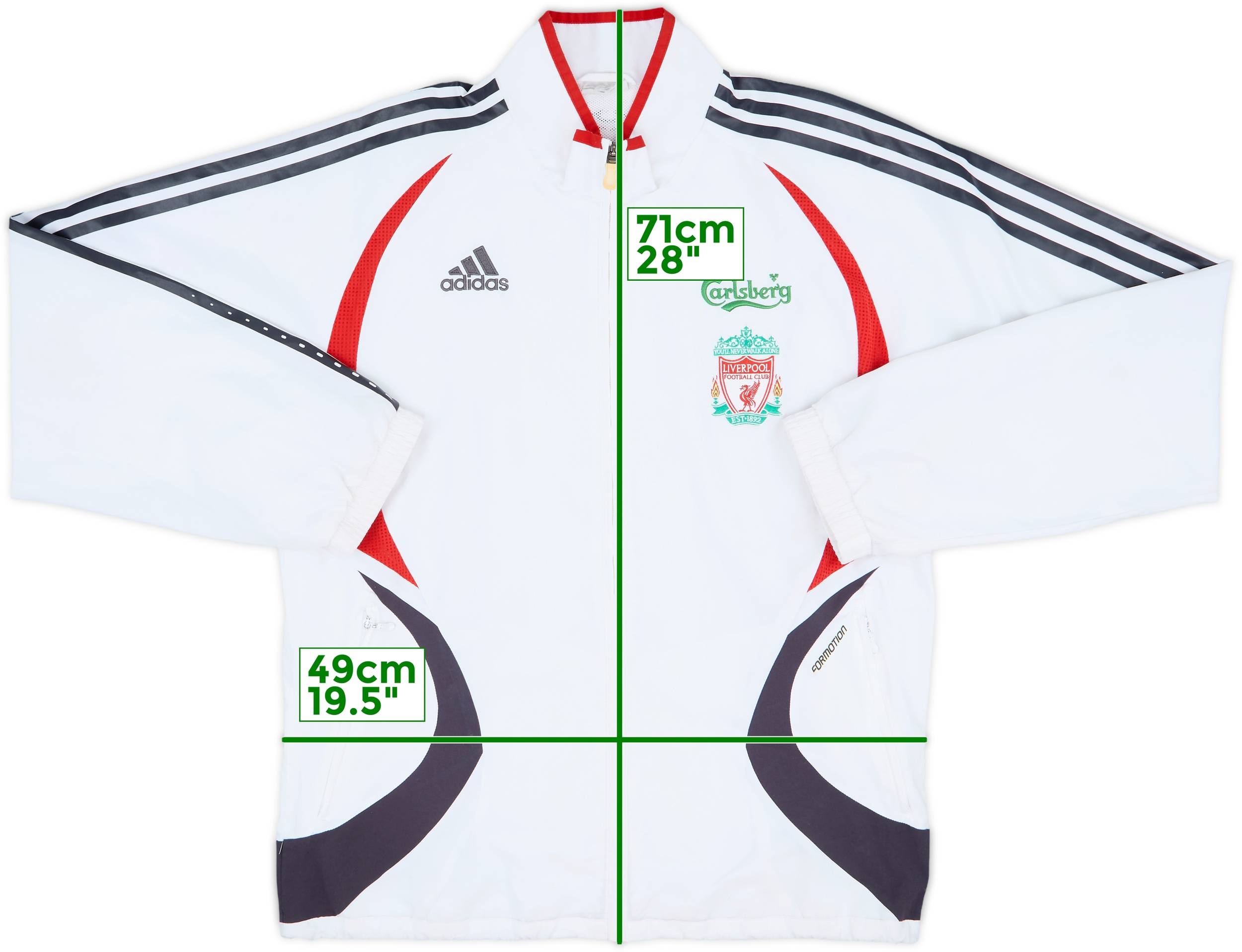 2006-07 Liverpool adidas Track Jacket - 6/10 - (L)