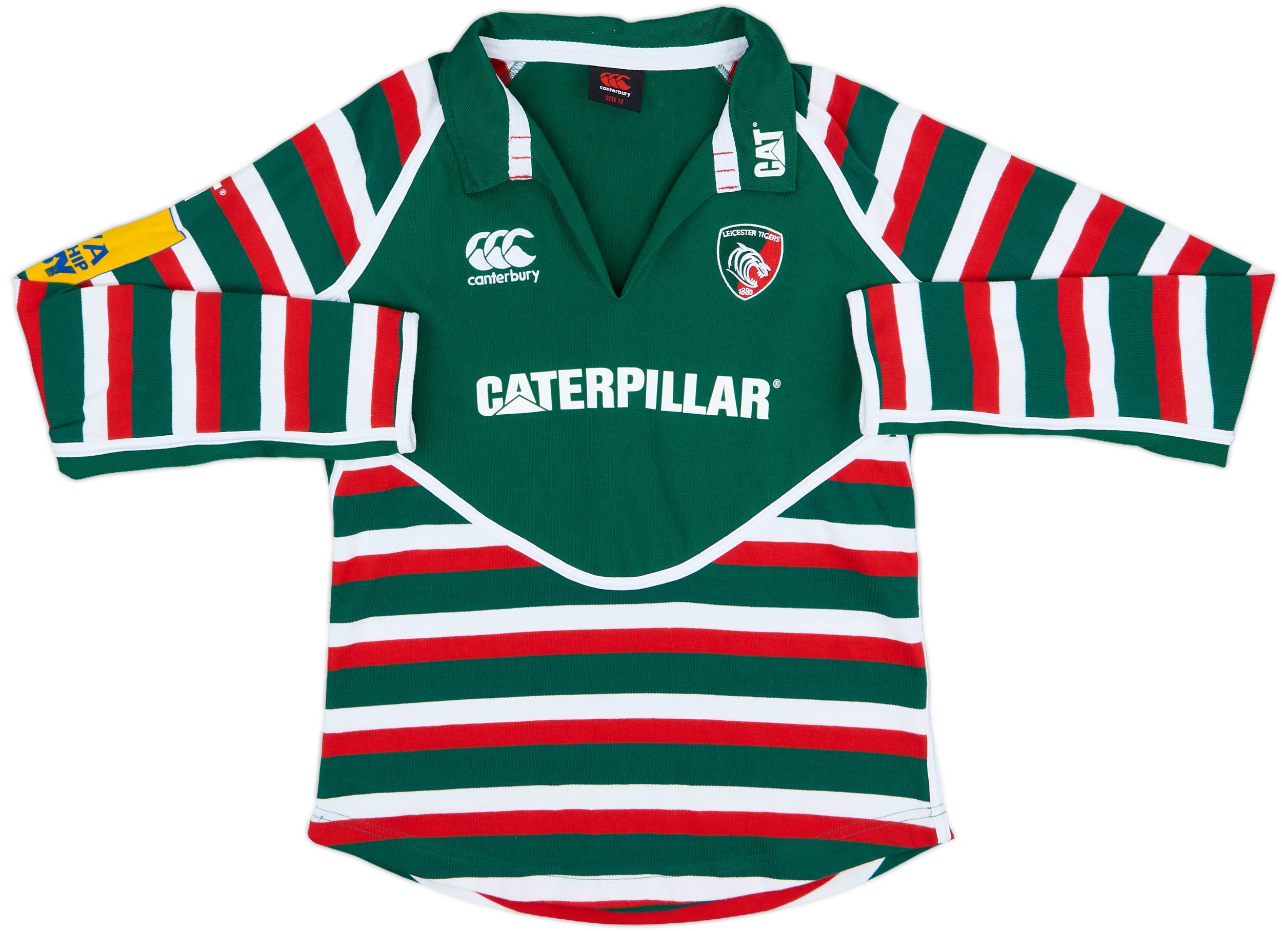 2012-13 Leicester Tigers Home Rugby Shirt - 8/10 - (Women's M)