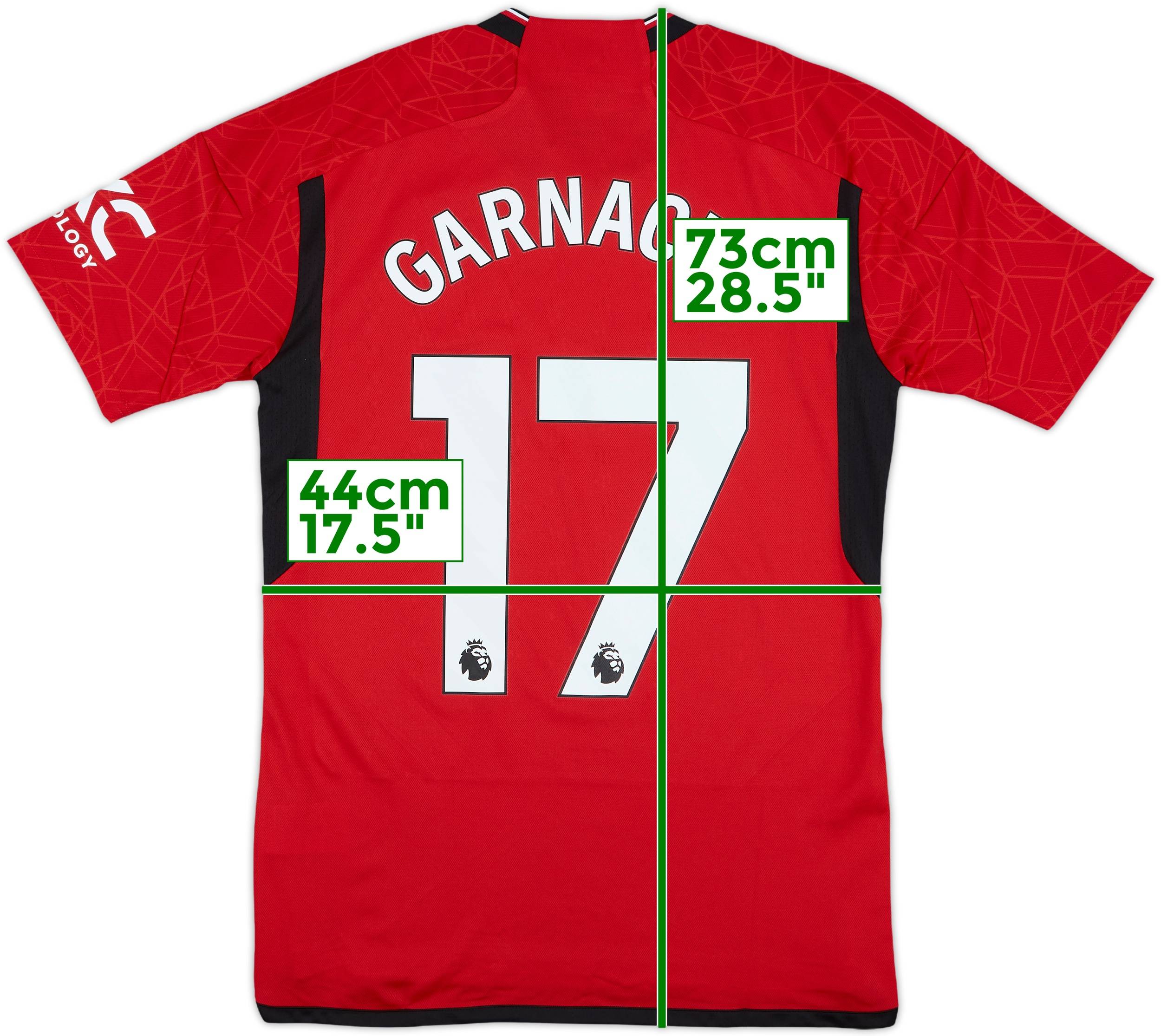 2023-24 Manchester United Home Shirt Garnacho #17 (S)