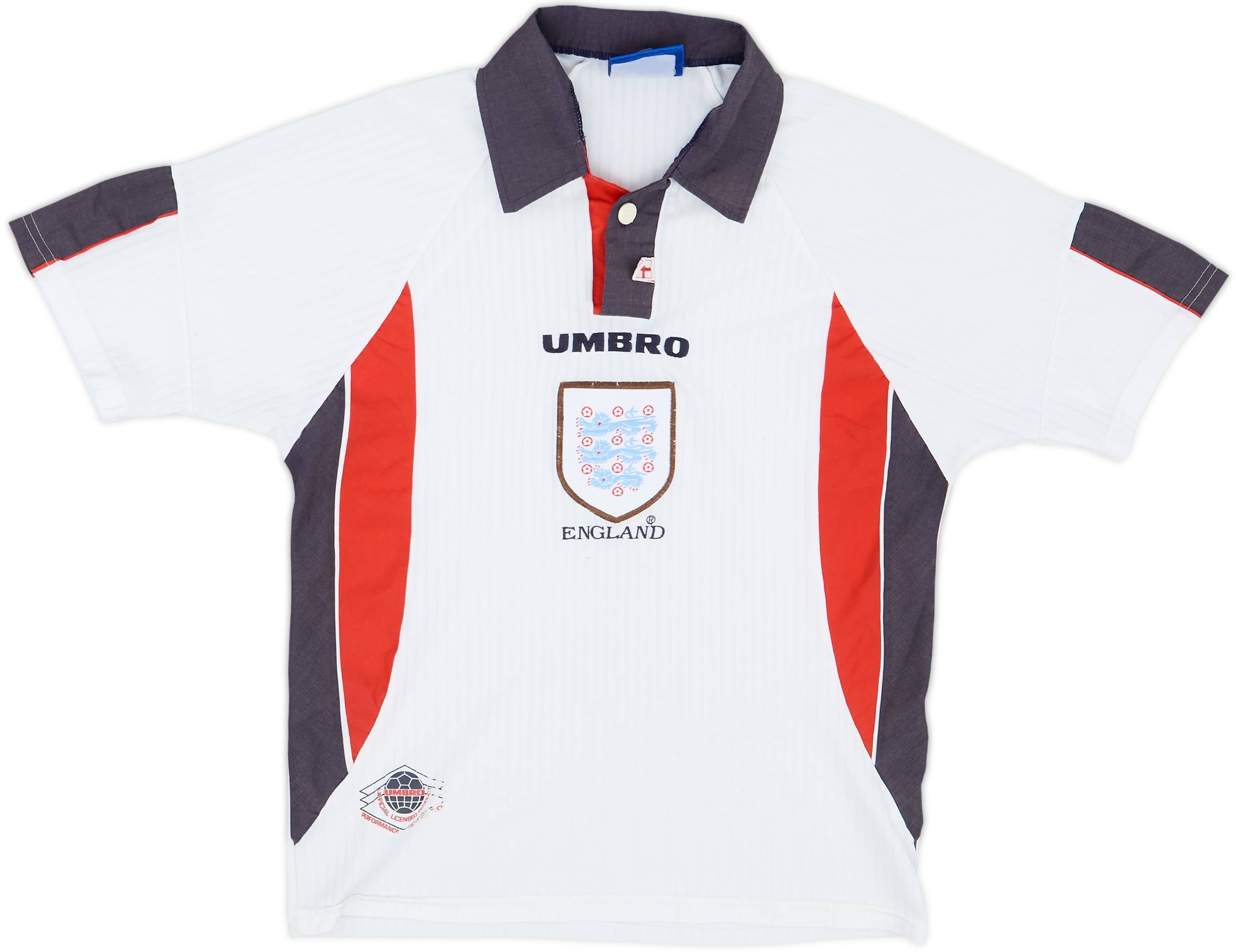 1997-99 England Home Shirt - 5/10 - (Y)