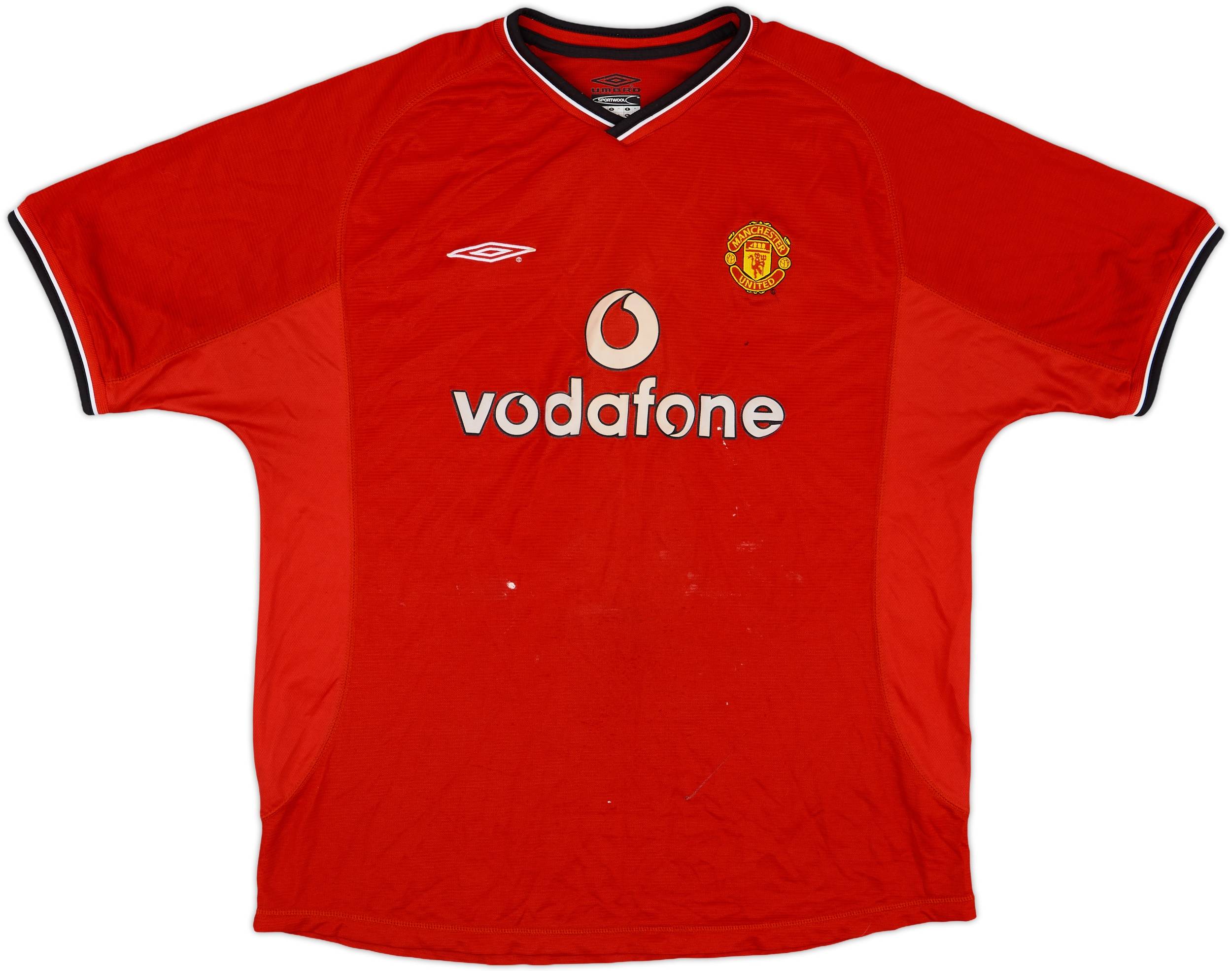 2000-02 Manchester United Home Shirt - 4/10 - (XL)