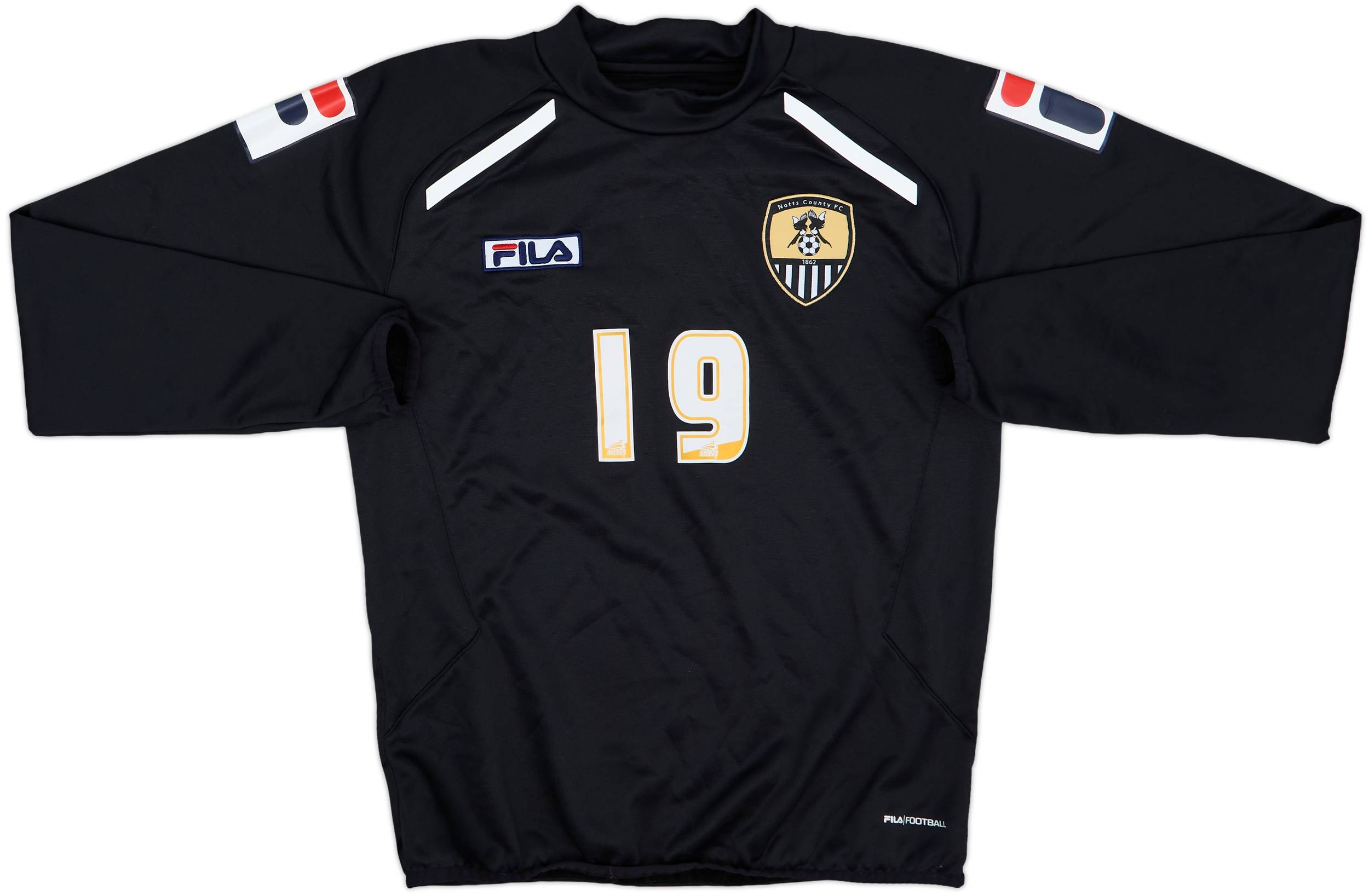 2012-13 Notts County Fila Player Issue Drill Top #19 - 5/10 - (S)