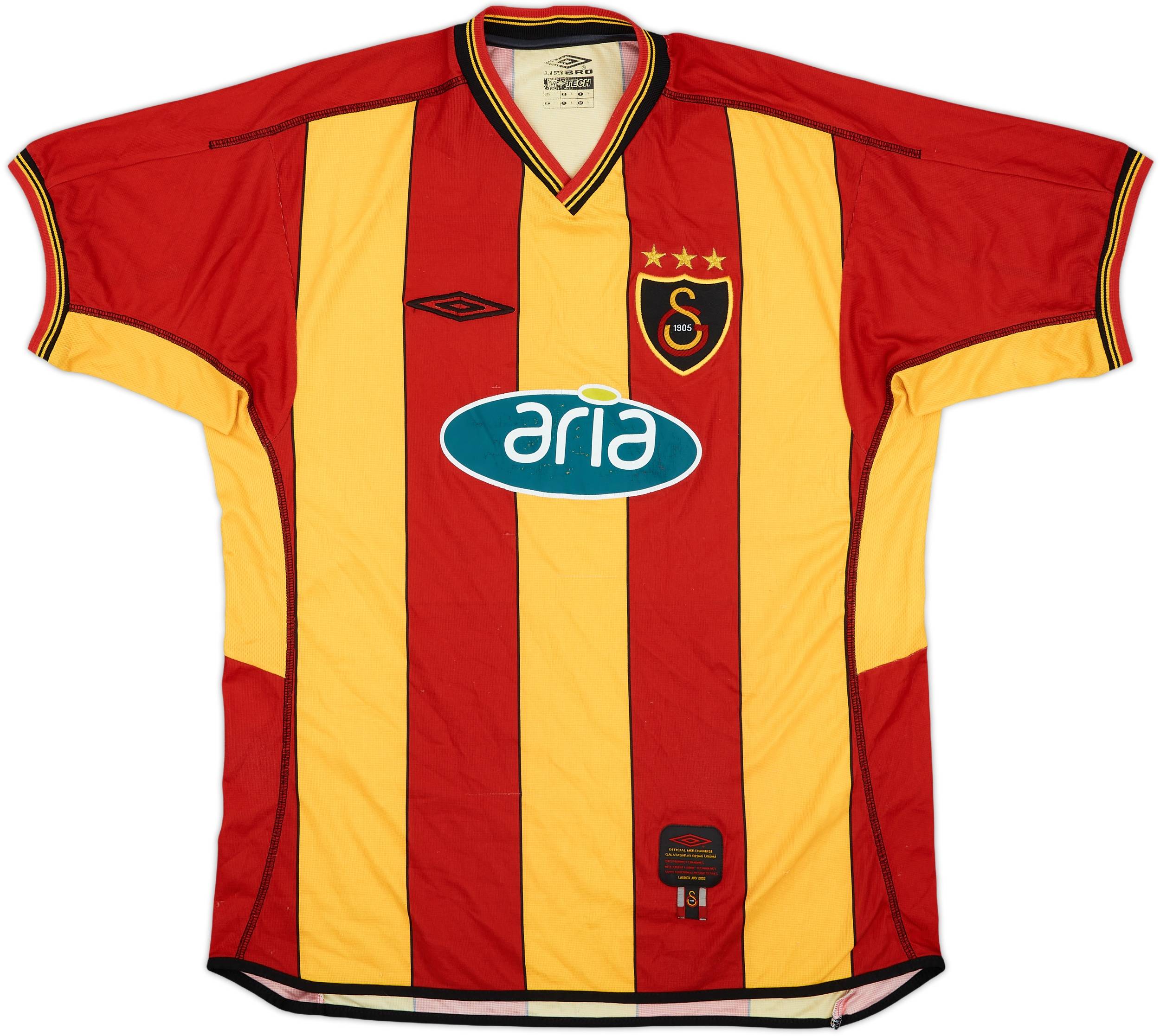 2002-03 Galatasaray Home Shirt - 6/10 - (L)