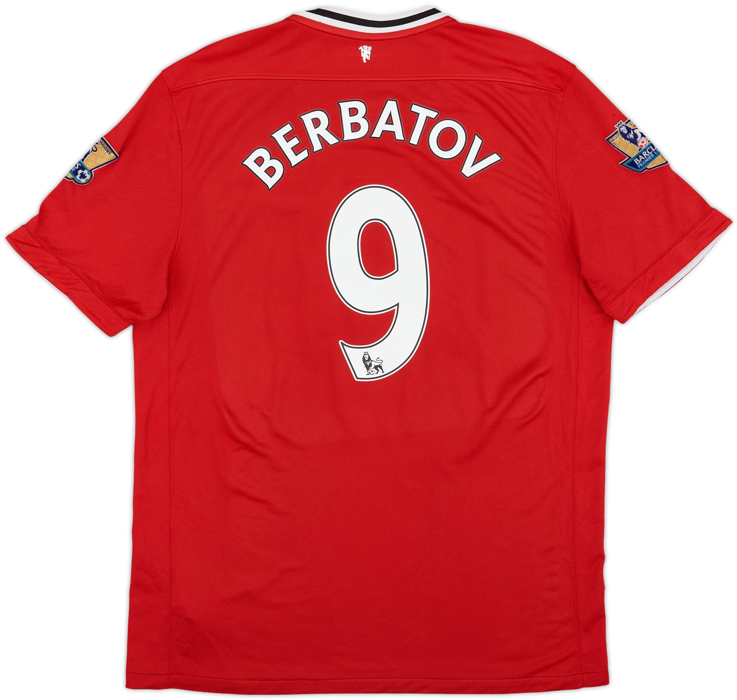 2011-12 Manchester United Home Shirt Berbatov #9 - 6/10 - (XL)