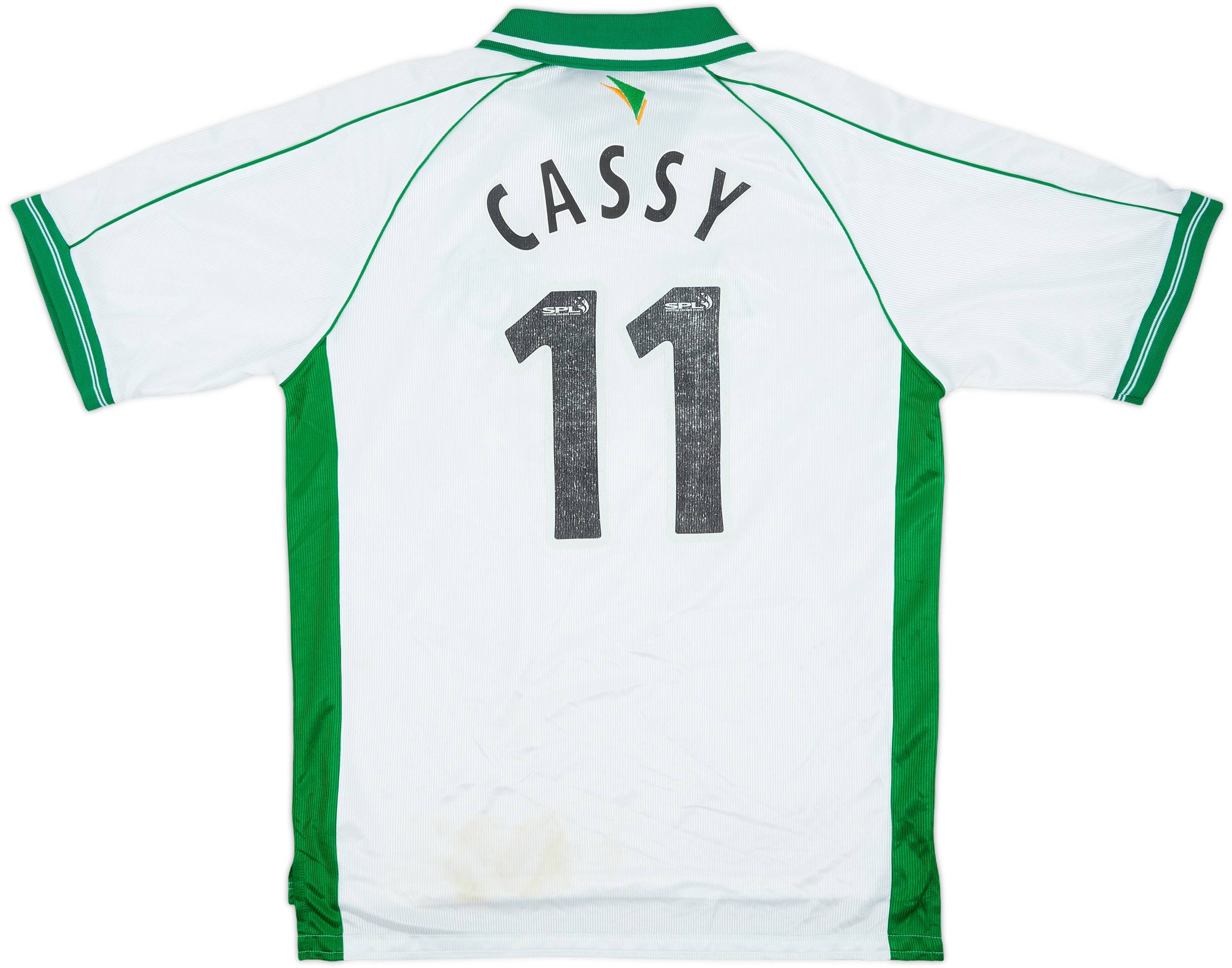 2000-01 Hibernian Away Shirt Cassy #11 - 6/10 - (M)