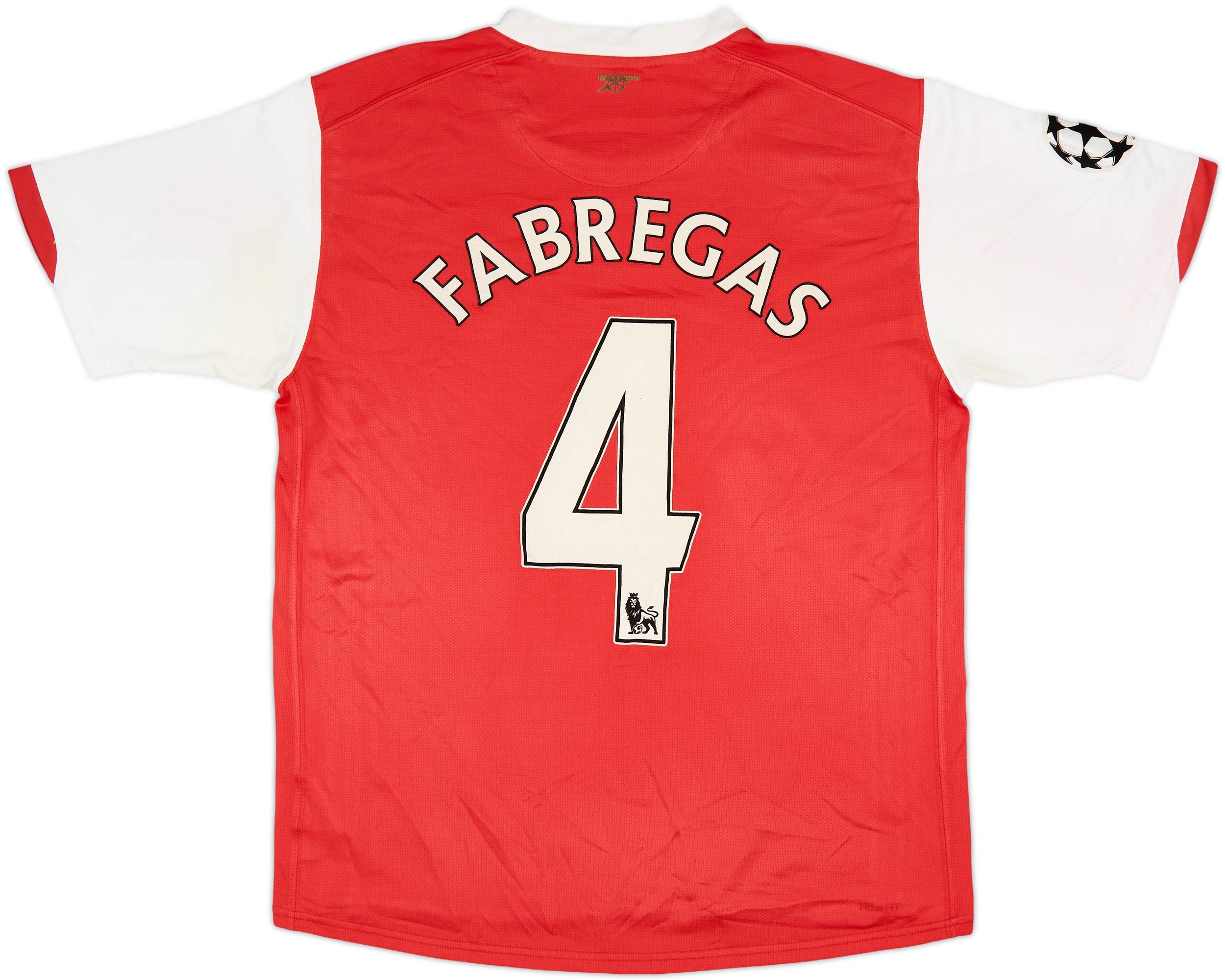 2008-10 Arsenal Home Shirt Fabregas #4 - 7/10 - (M)