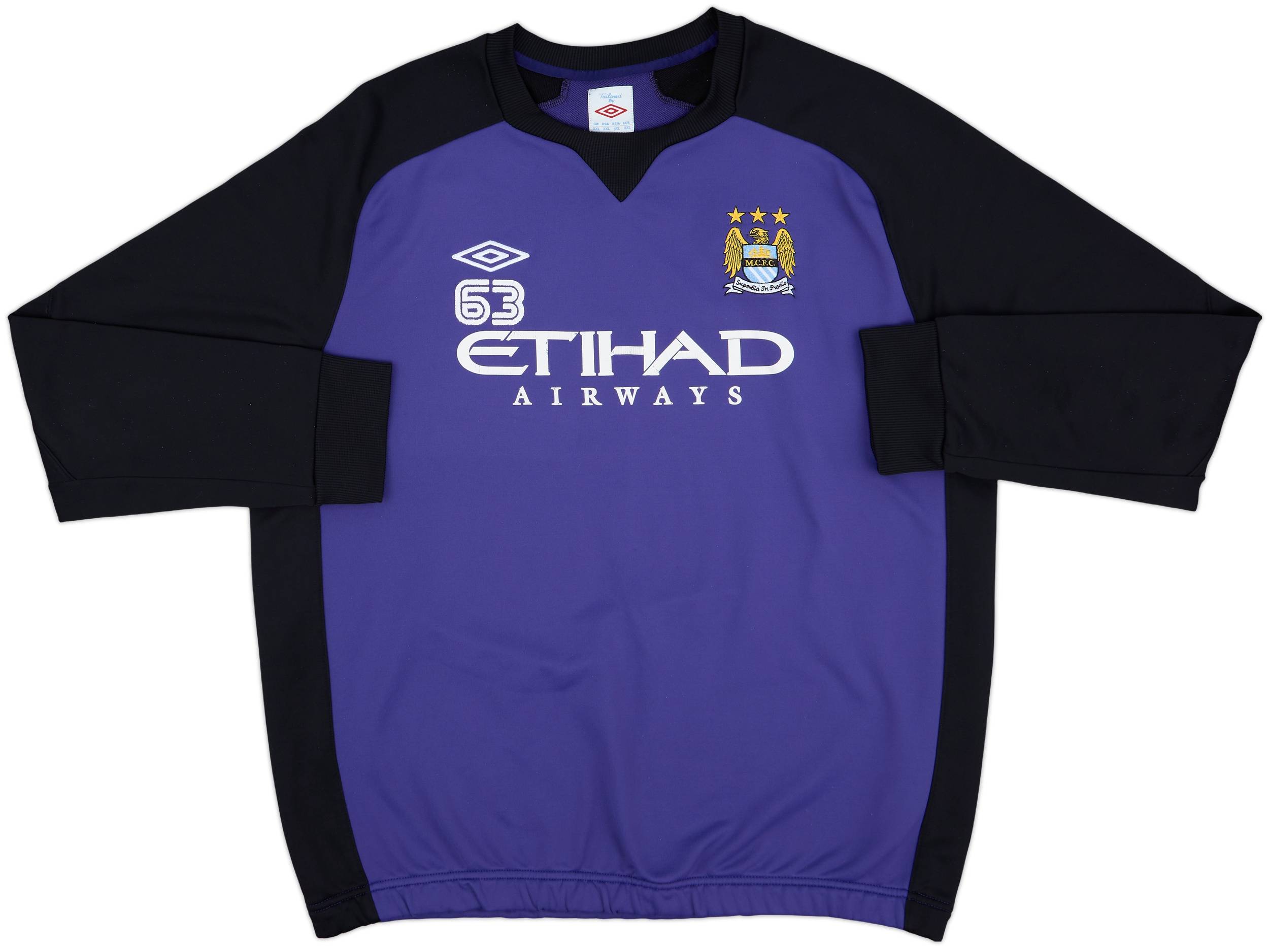 2011-12 Manchester City Umbro Player Issue Sweat Top #63 - 6/10 - (XXL)
