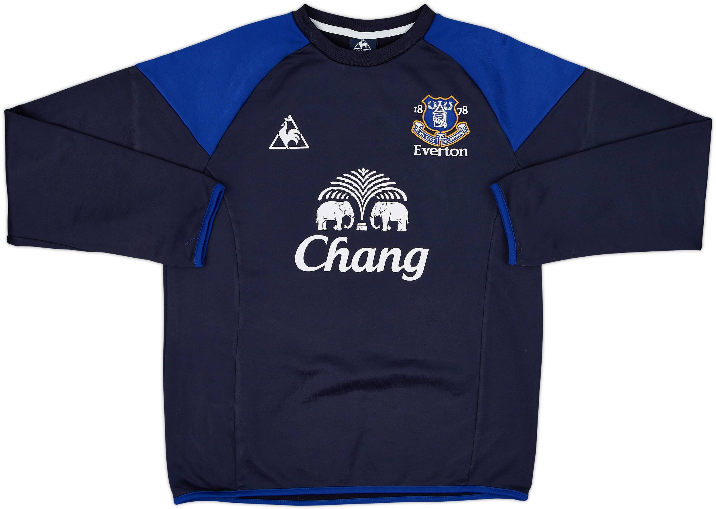 2009-10 Everton Le Coq Sportif Sweat Top - 8/10 - (M)