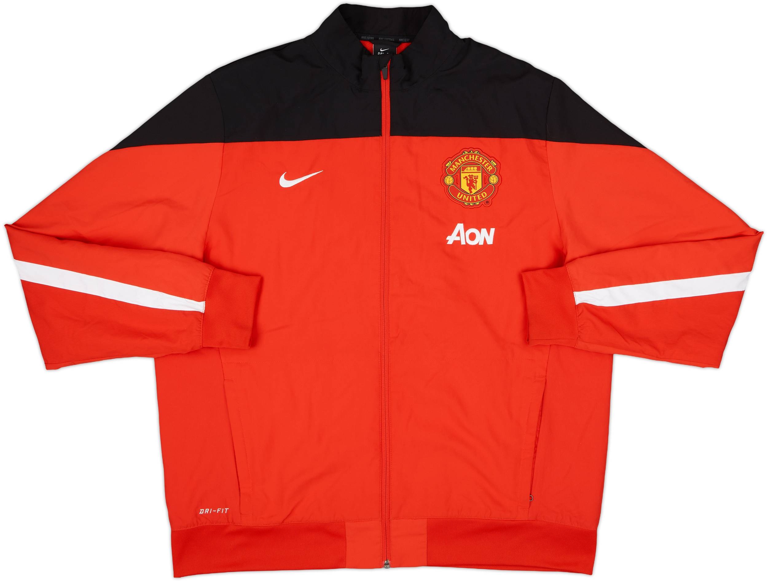 2013-14 Manchester United Nike Track Jacket - 10/10 - (XL)