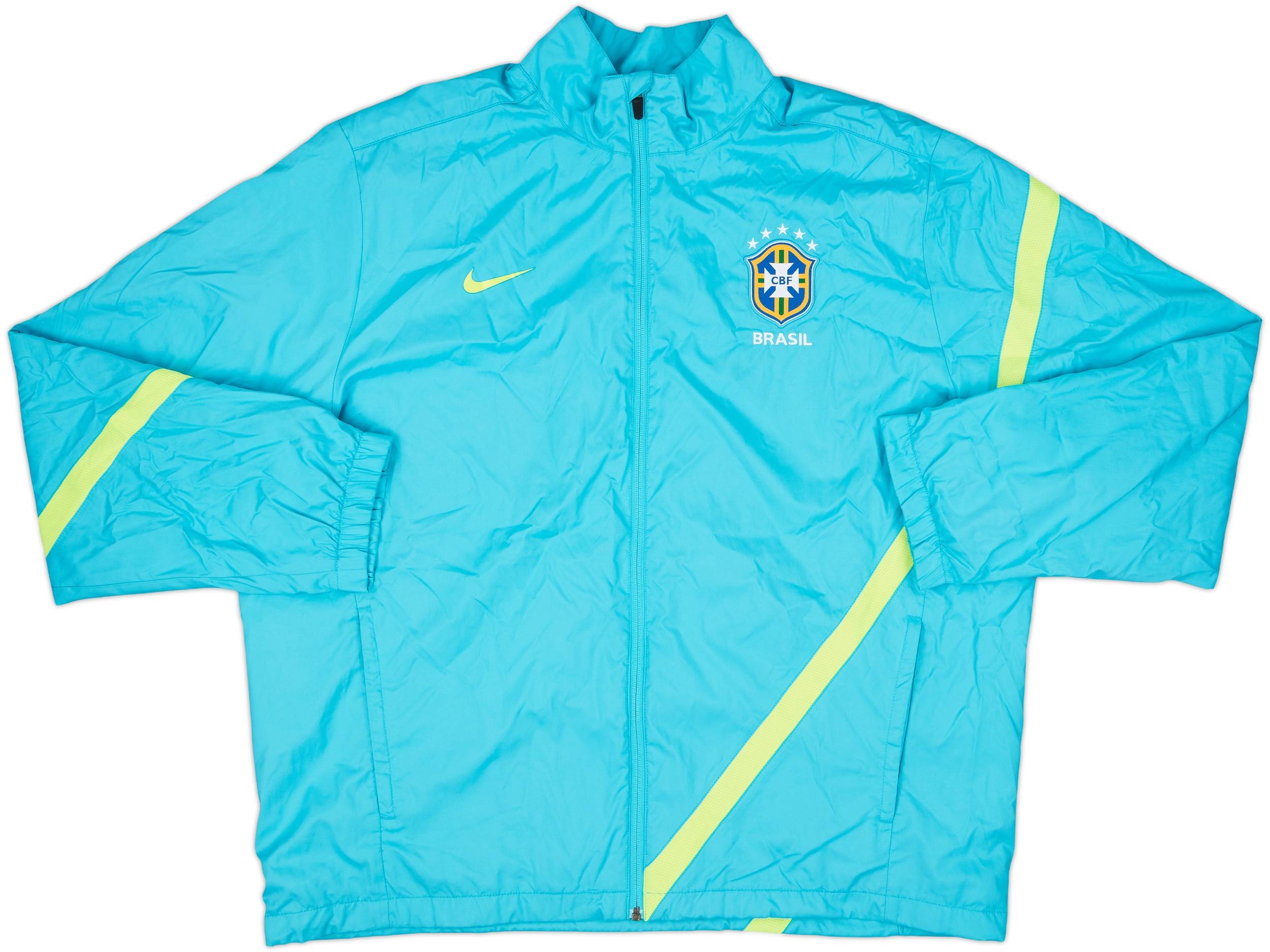 2012-13 Brazil Nike Track Jacket - 8/10 - (XXL)