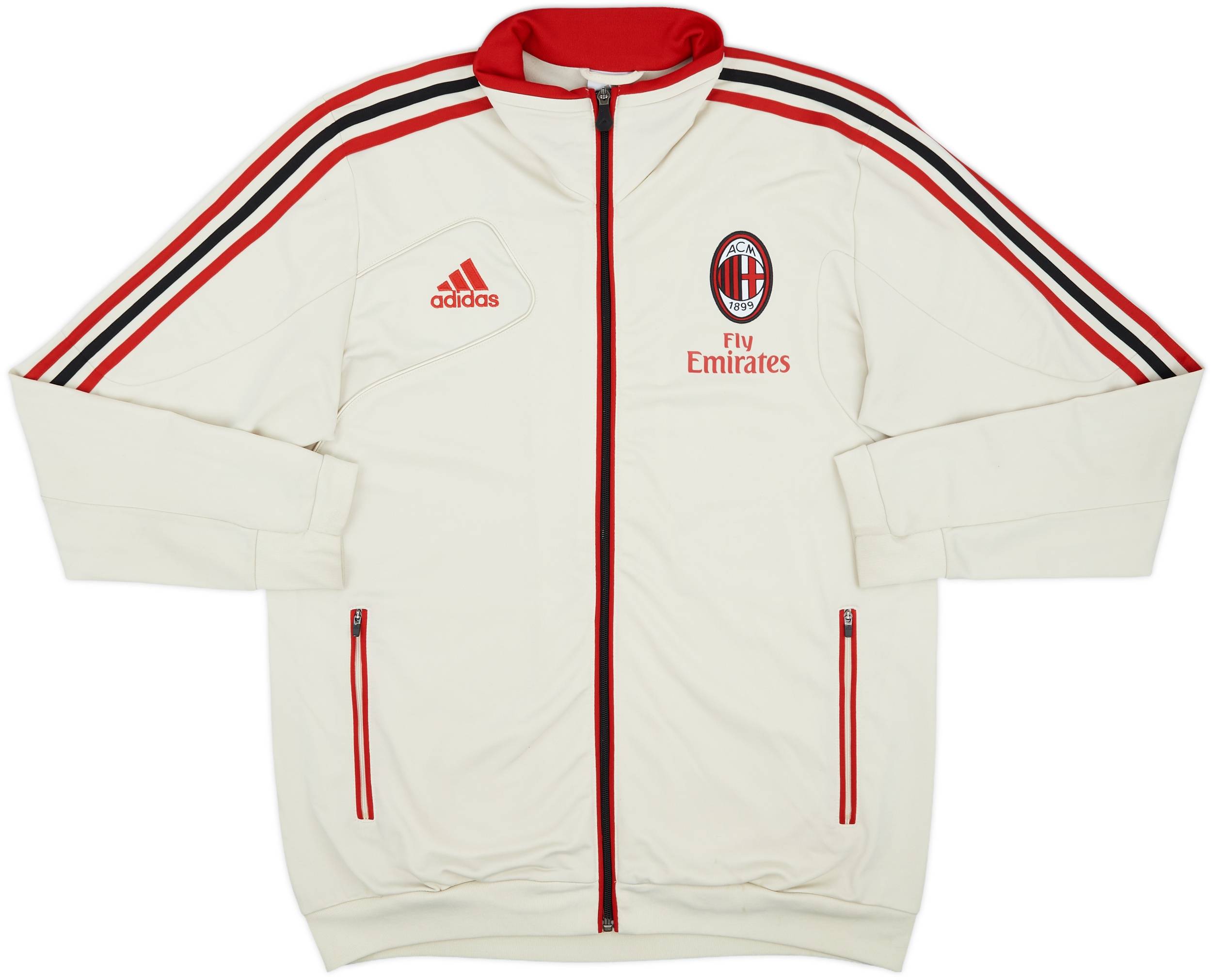 2012-13 AC Milan adidas Track Jacket - 9/10 - (L)