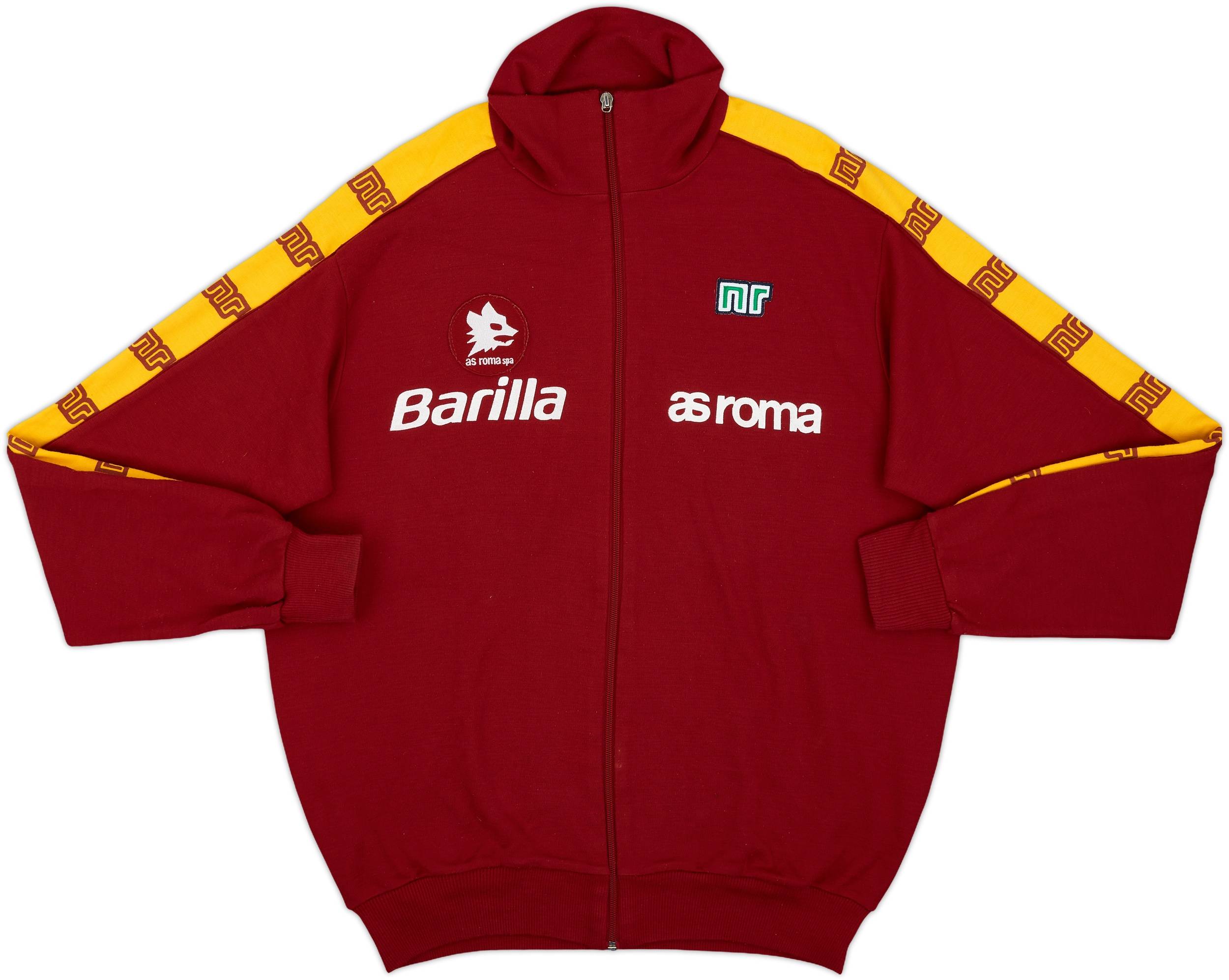 ヴィンテージジャケットAS Roma ナイロンジャケットennerre レア】ASローマ（ナイロンジャケット）／1990／L ヴィンテージ