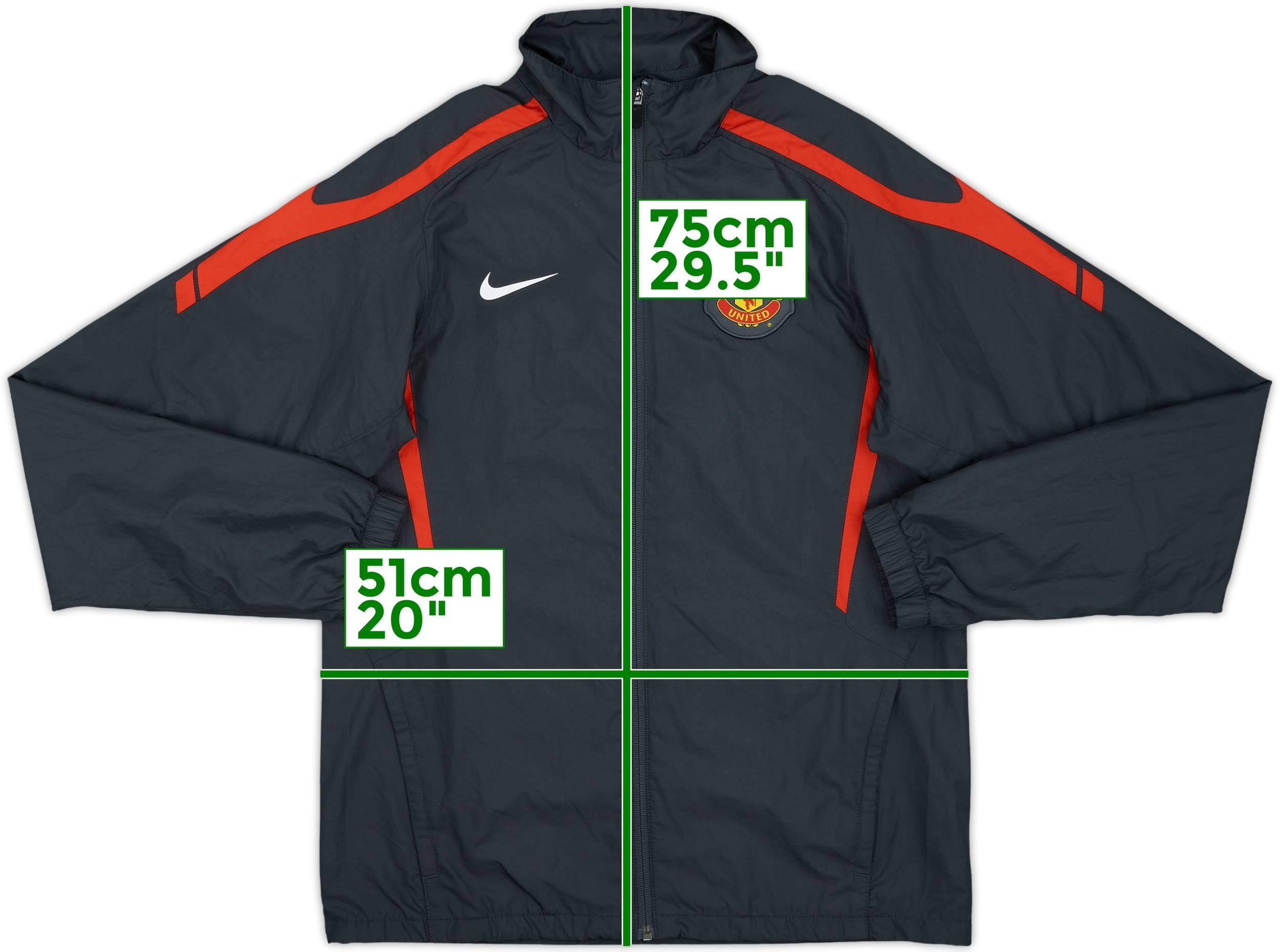 2010-11 Manchester United Nike Track Jacket - 9/10 - (S)