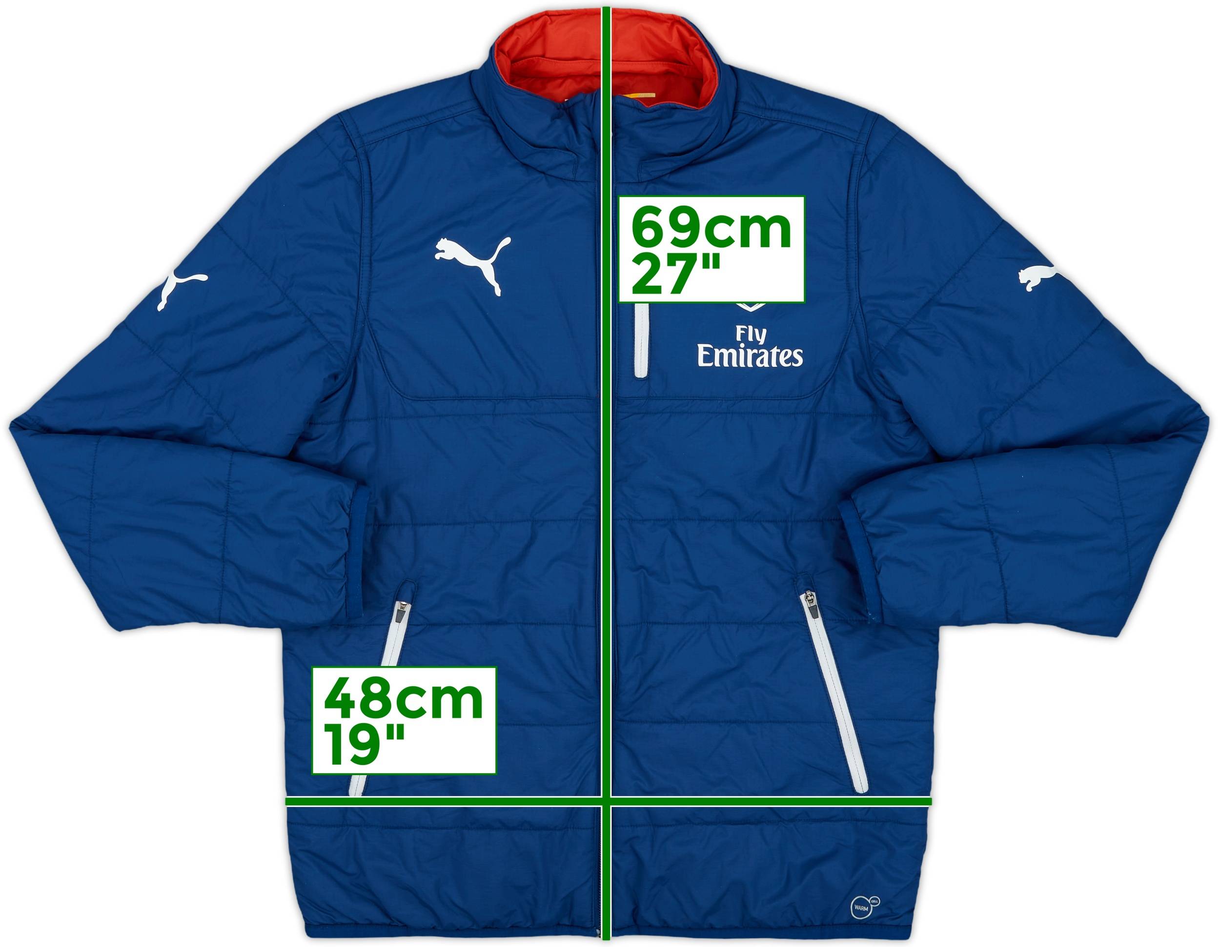 PUMA - PUMA Arsenal ウェア上下 S 2014-15 Arsenal Puma Reversible Padded Coat S 747602